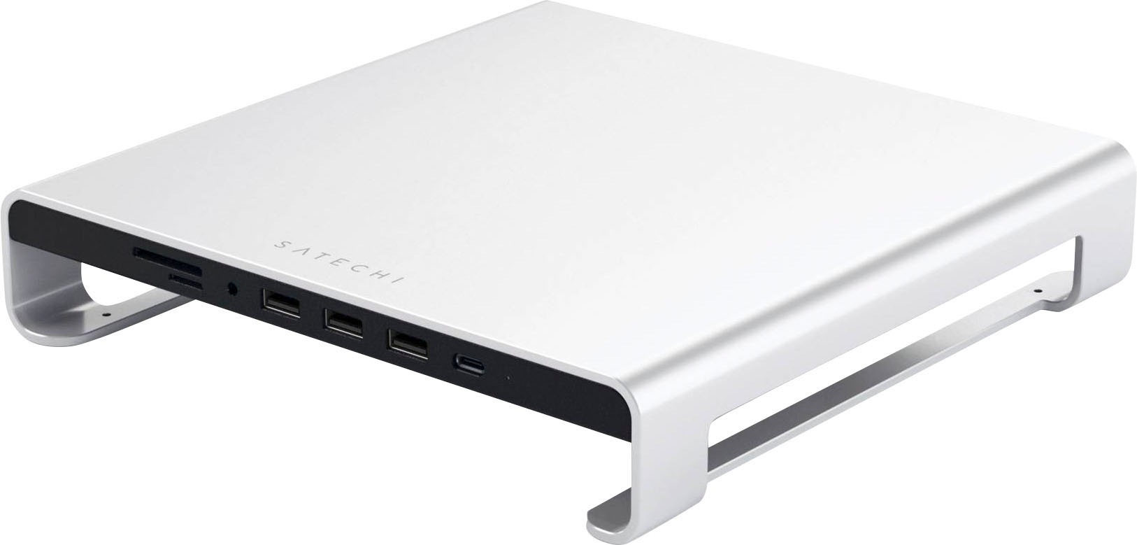 Satechi Halterung »Type-C Aluminum Monitor Stand Hub für iMac«, (1 St.)