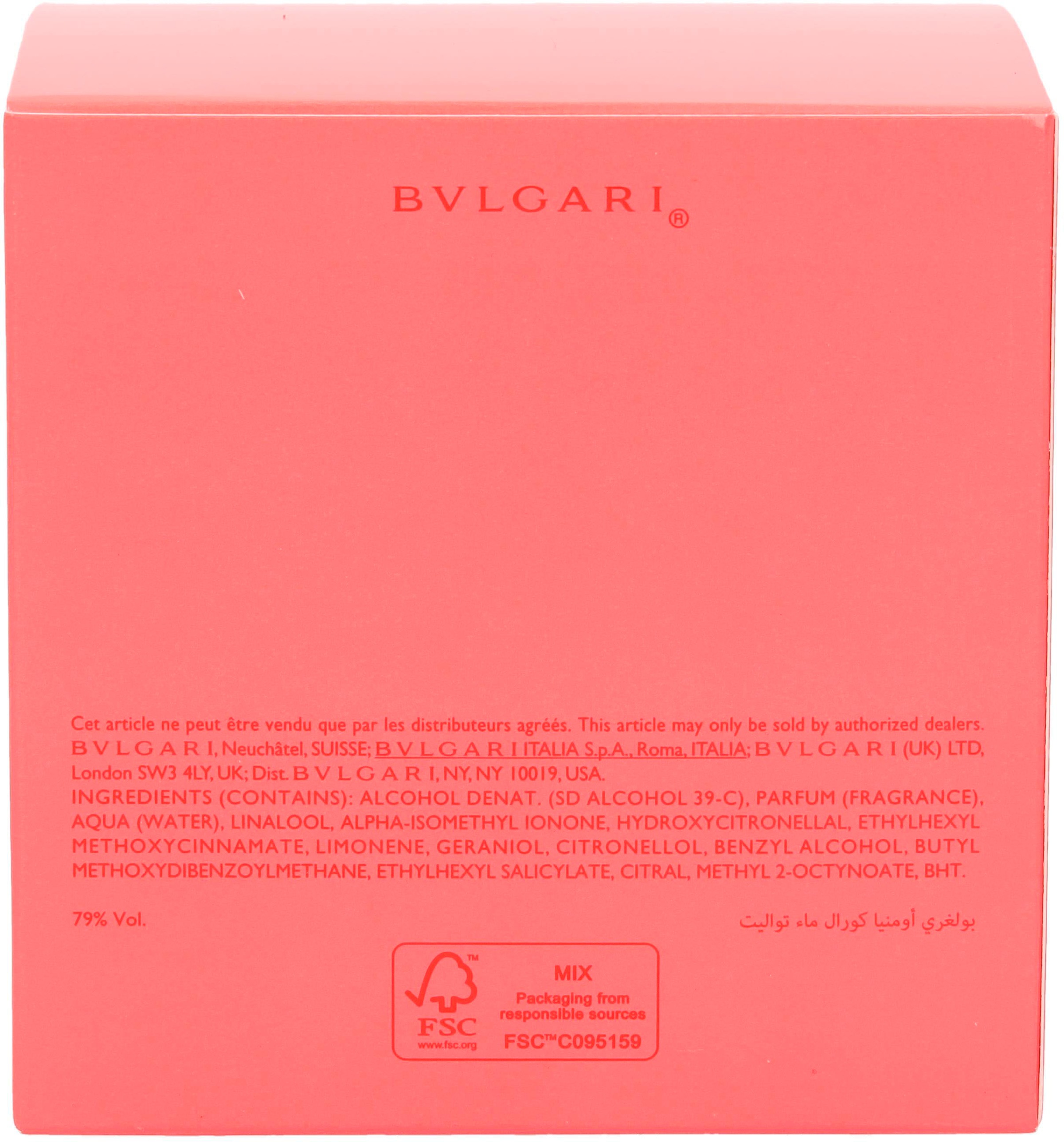 BVLGARI Eau de Toilette »Omnia Coral«