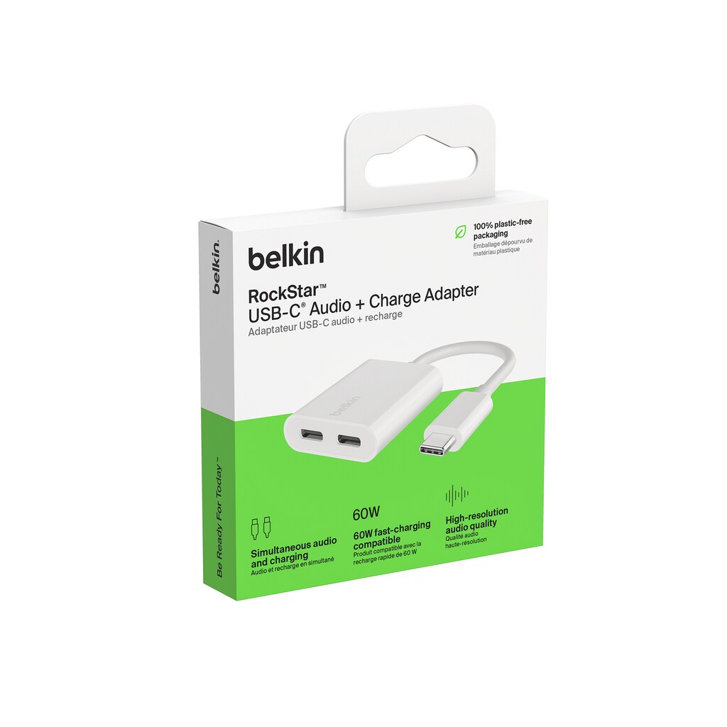 Belkin Audio-Adapter »RockStar USB-C Audio- und Ladeadapter«