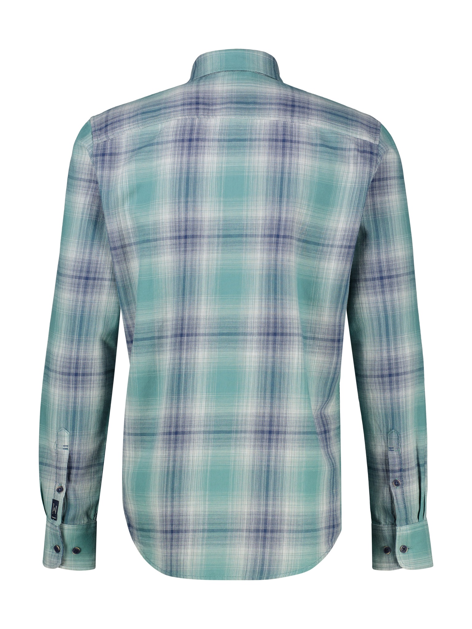 LERROS Langarmhemd mit Karo Muster