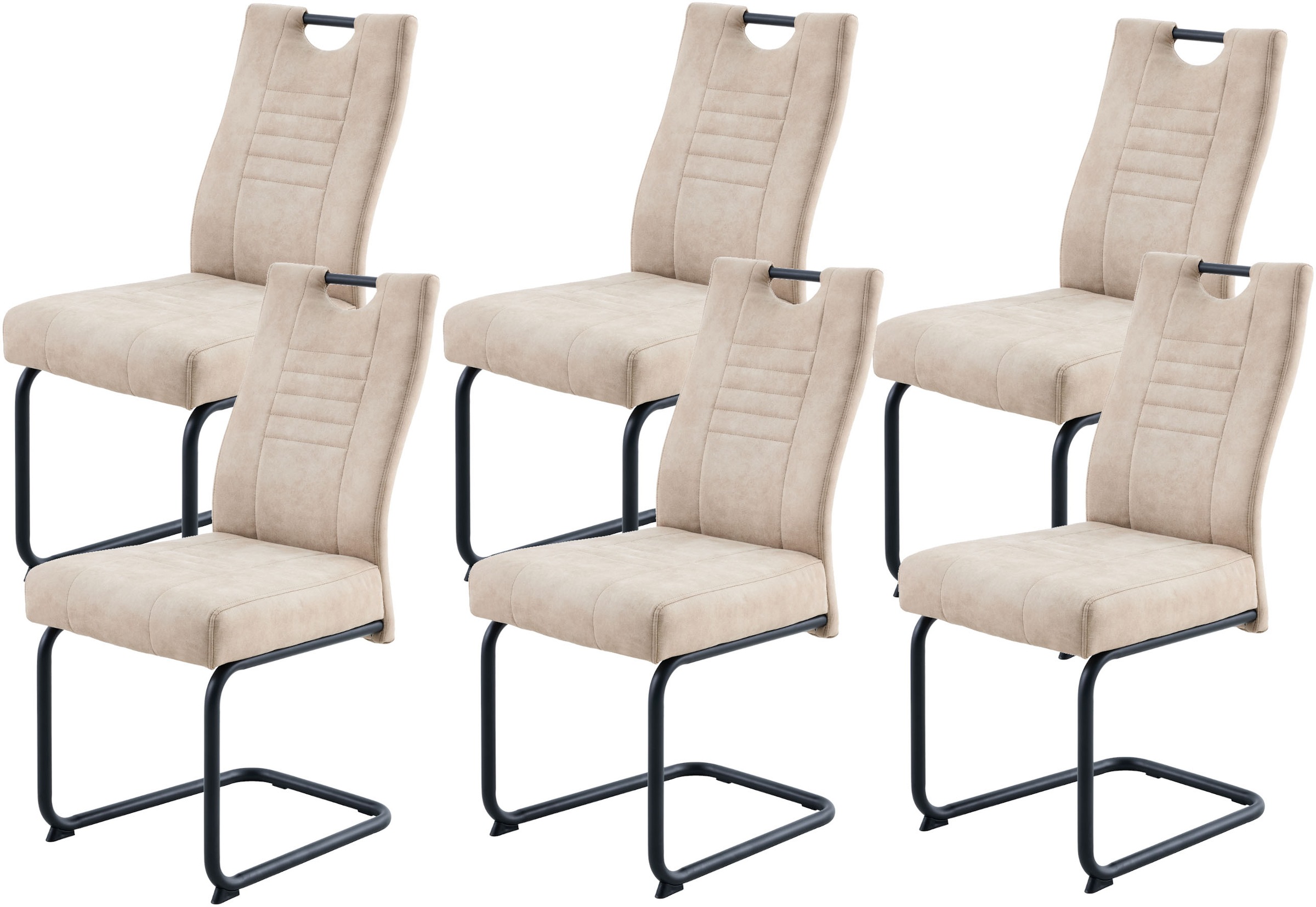 OTTO home Freischwinger »Altona« (Set) 6 Stk.Federkern und Griff, 140 Kg Be günstig online kaufen