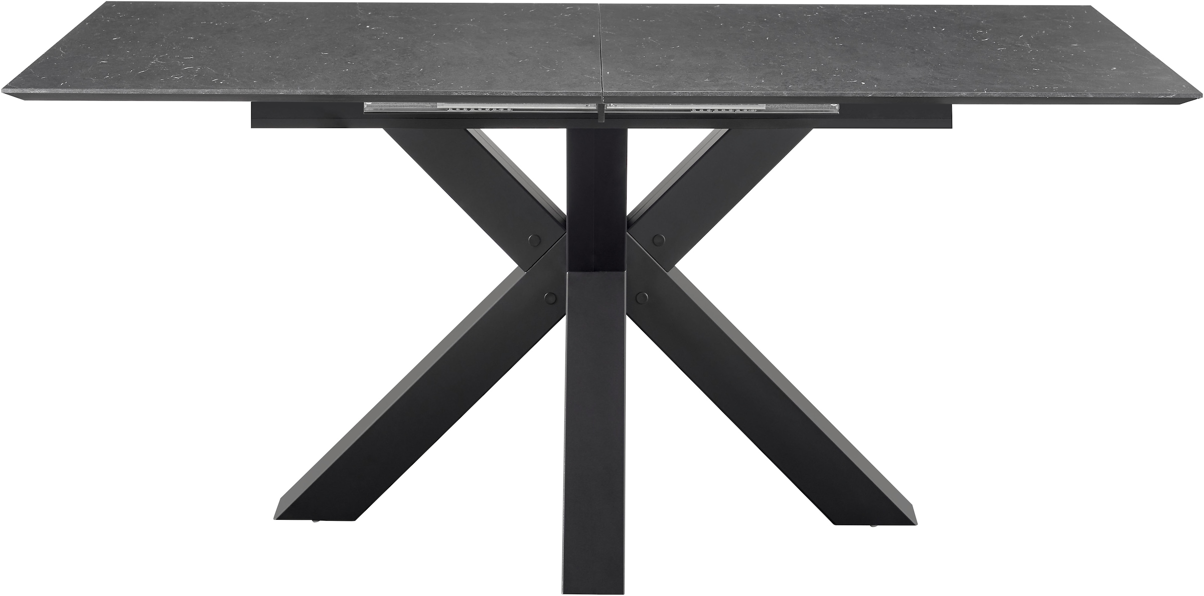 set one by Musterring Esstisch »New Atlanta« Platte rechteckig mit schweizer Kante, ausziehbar, Stern-Gestell