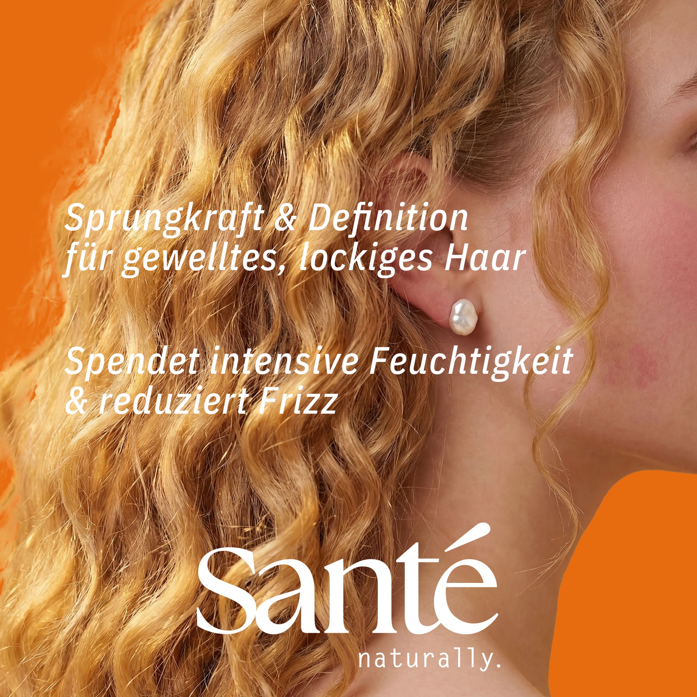 SANTE Haarshampoo »Perfect Curls Shampoo« Haarshampoo, mit Sojaöl und Avocadoöl, für Locken, 1000 ml
