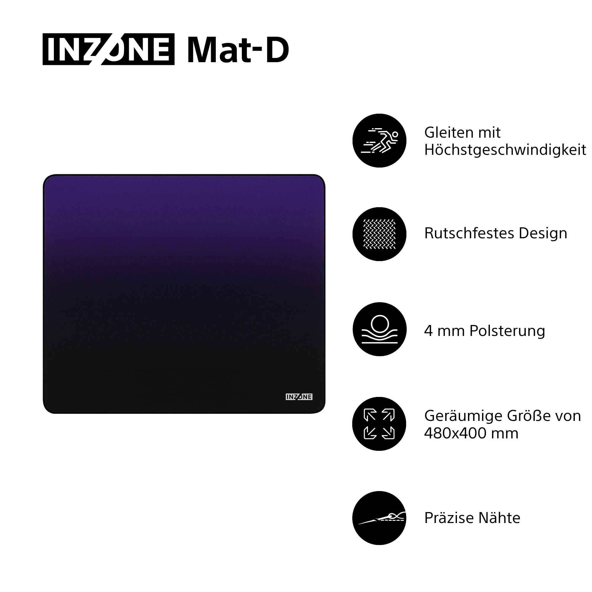 Sony Gaming Mauspad »INZONE Mat-D«