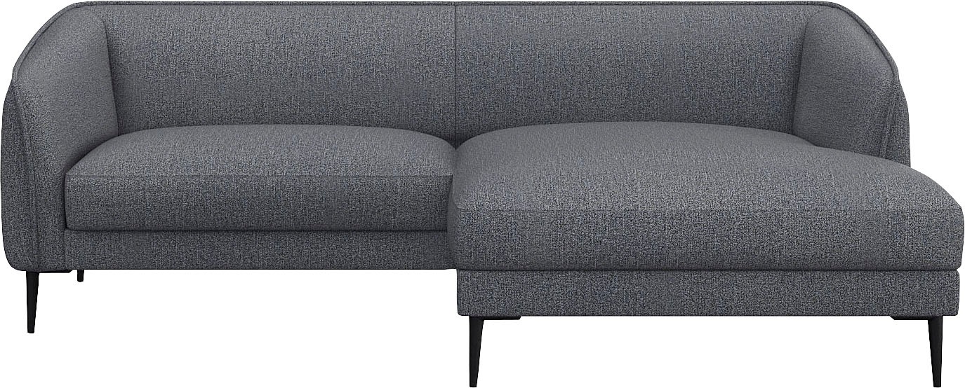 FLEXLUX Ecksofa »Belle Designsofa, bequem durch Kaltschaum im Sitz, OTTOs C günstig online kaufen