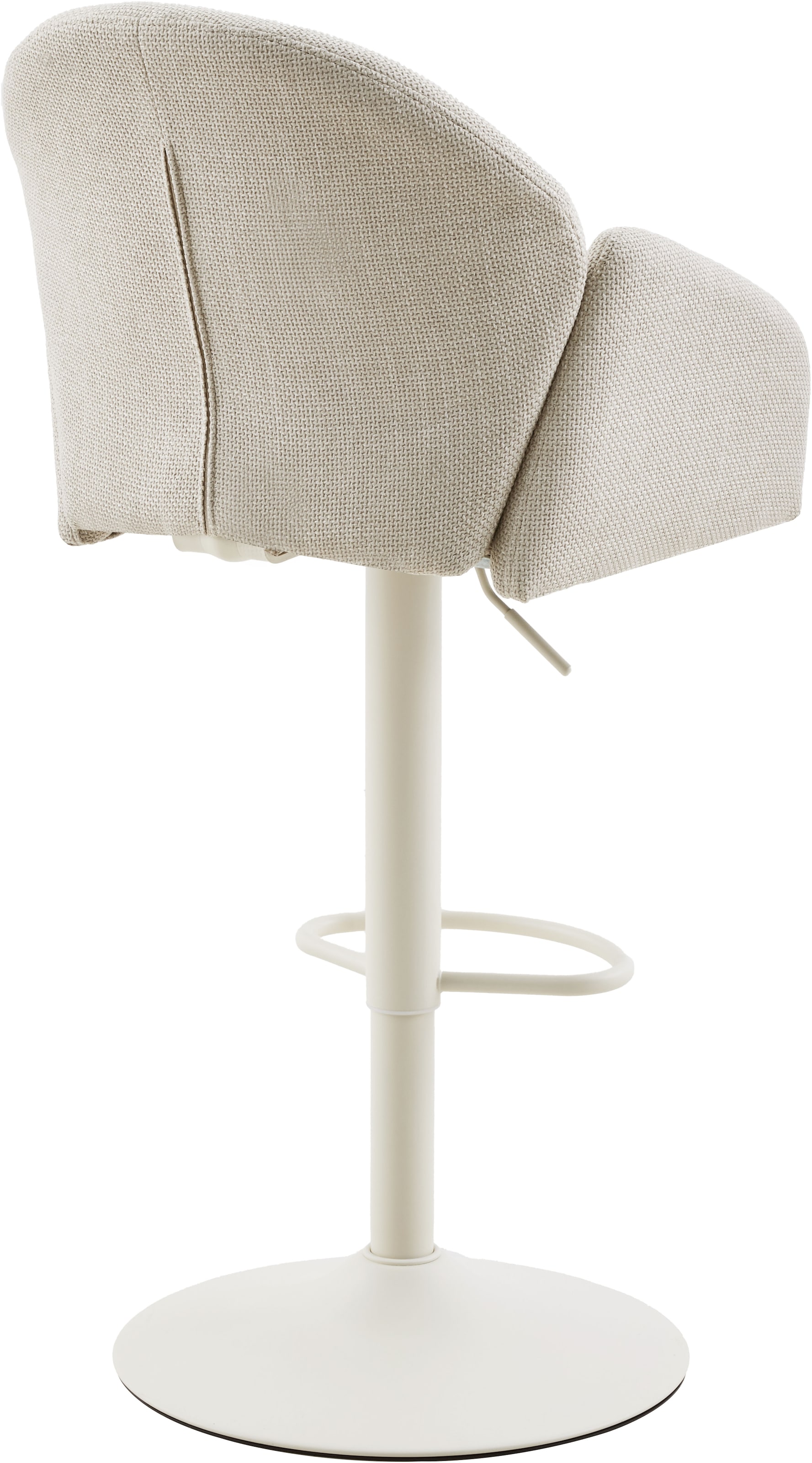 HELA Barhocker »HOLLY« Set, 2 Stk. tlg. 360° drehbar, Höhenverstellbar, Armlehnen, Gestell angepasst an Bezug