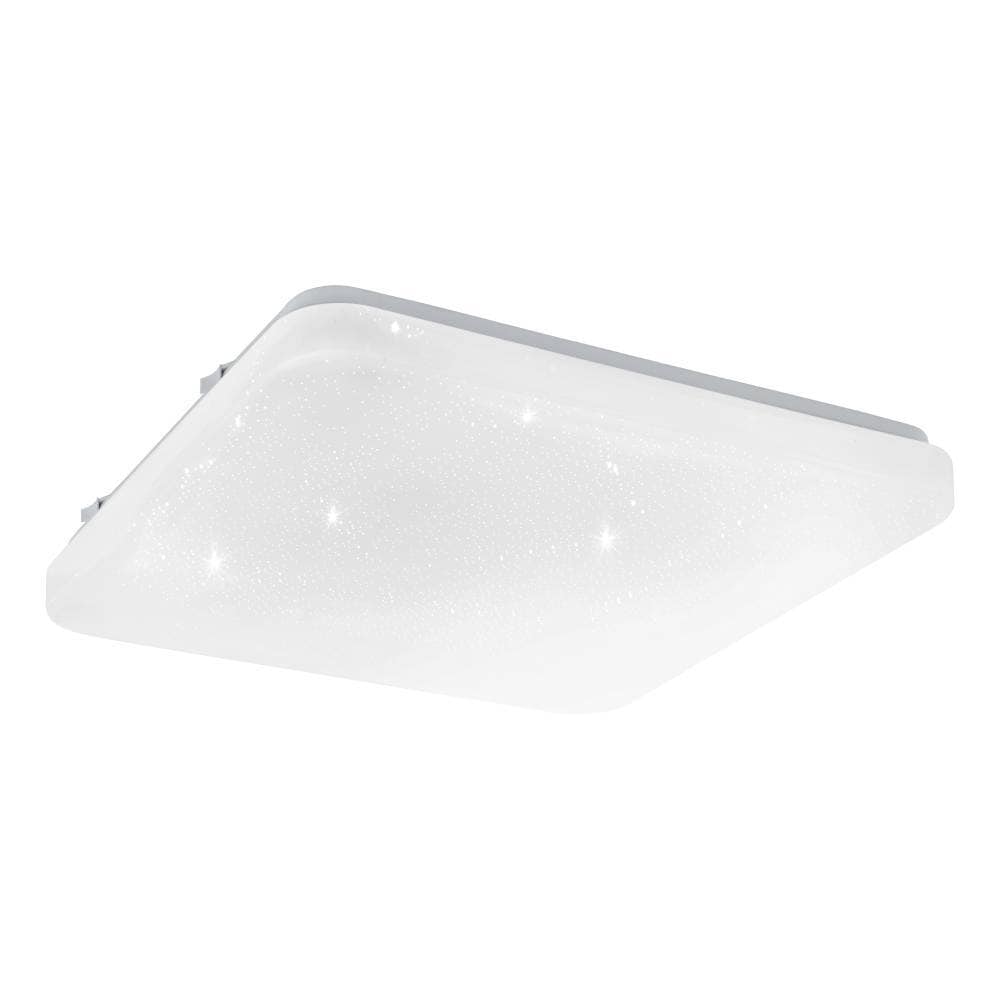 EGLO LED Deckenleuchte »FRANIA-S«, LED-Board, Warmweiß, weiß / L28 x H7 x B28 cm / inkl. 1 x LED-Platine (je 10W, 1100lm, 3000K) / Deckenlampe - Schlafzimmerlampe - Büroleuchte - Lampe - Schlafzimmer - Küche - Flur - Flurlampe - Küchenlampe