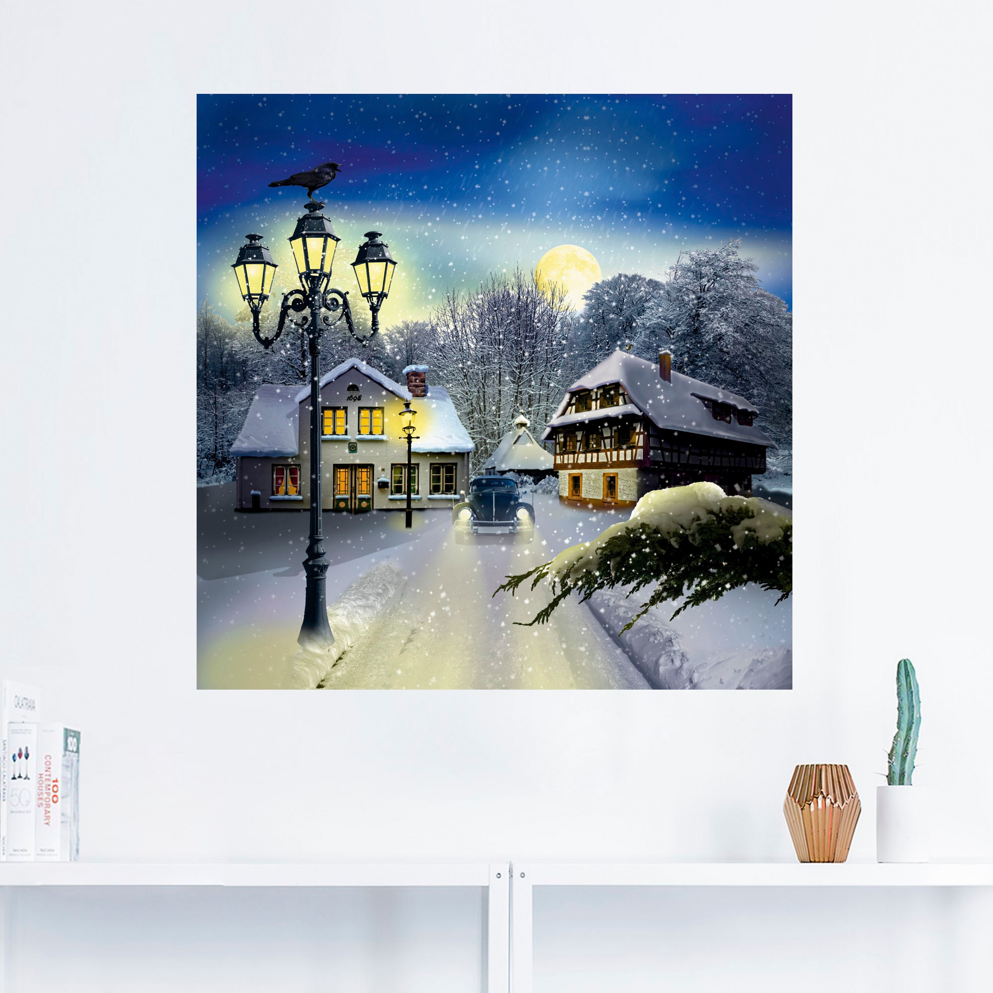 Artland Wandbild »Winterzeit«, Vier Jahreszeiten, (1 St.), als Leinwandbild, Poster, Wandaufkleber in verschied. Größen