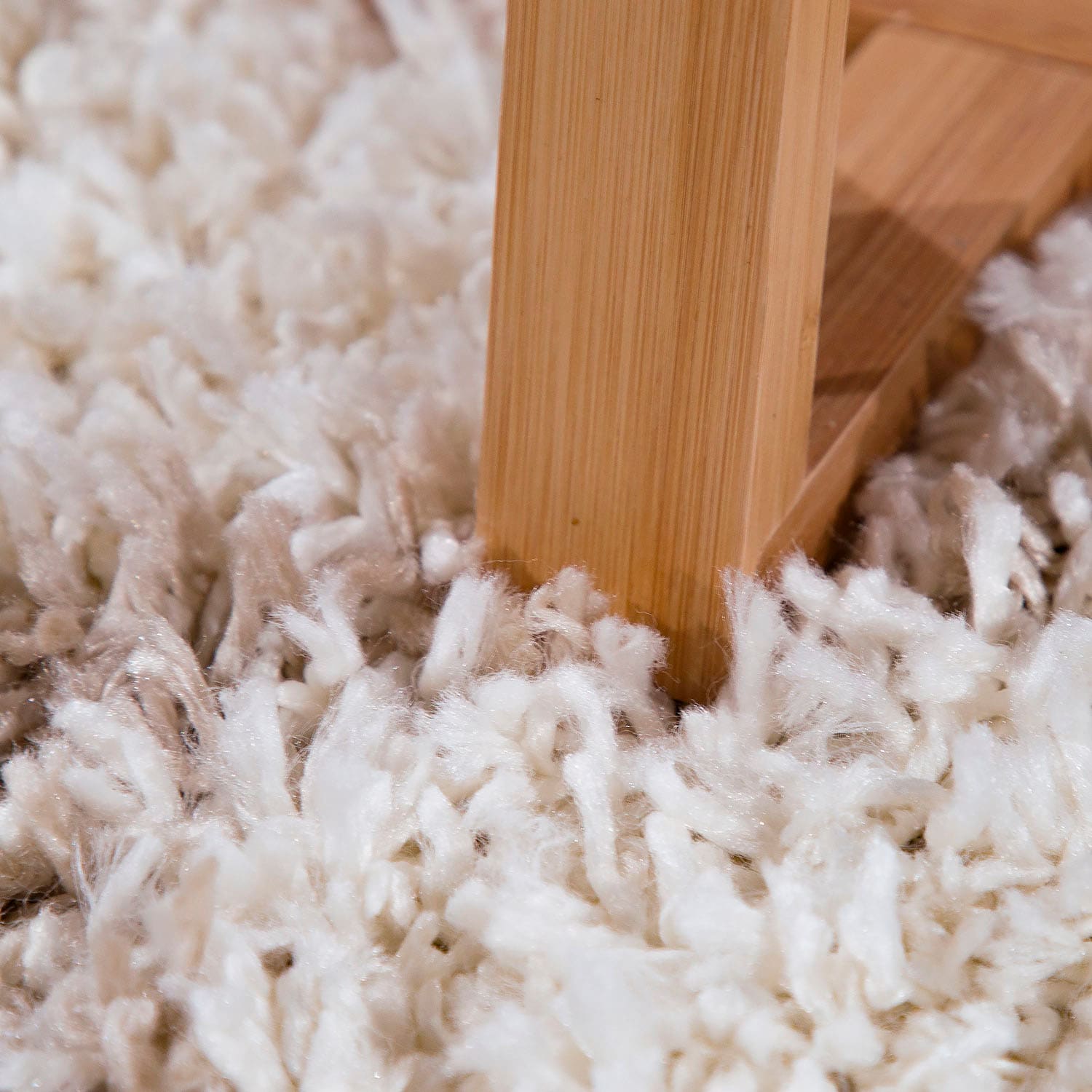 Paco Home Hochflor-Teppich »Kalmar 449«, rund, 44 mm Höhe, Shaggy, Scandi Design, modernes Rauten Muster, weich & kuschelig