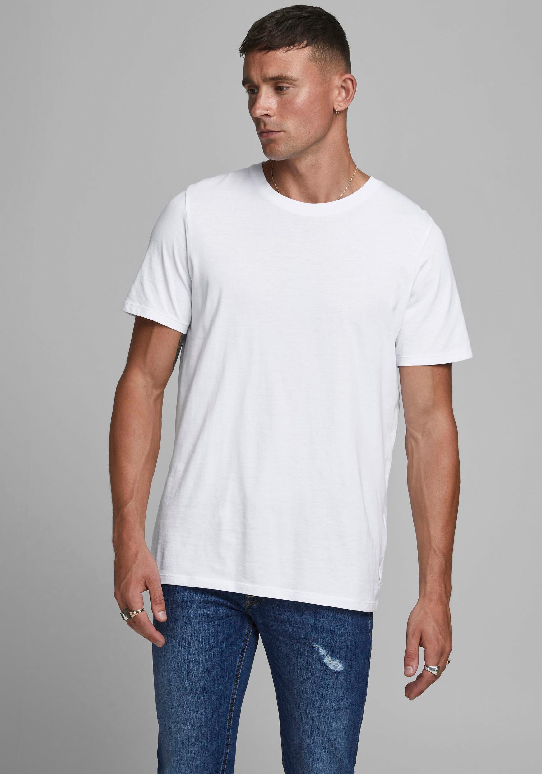Jack & Jones Rundhalsshirt »JJEORGANIC BASIC TEE SS O-NECK NOOS«