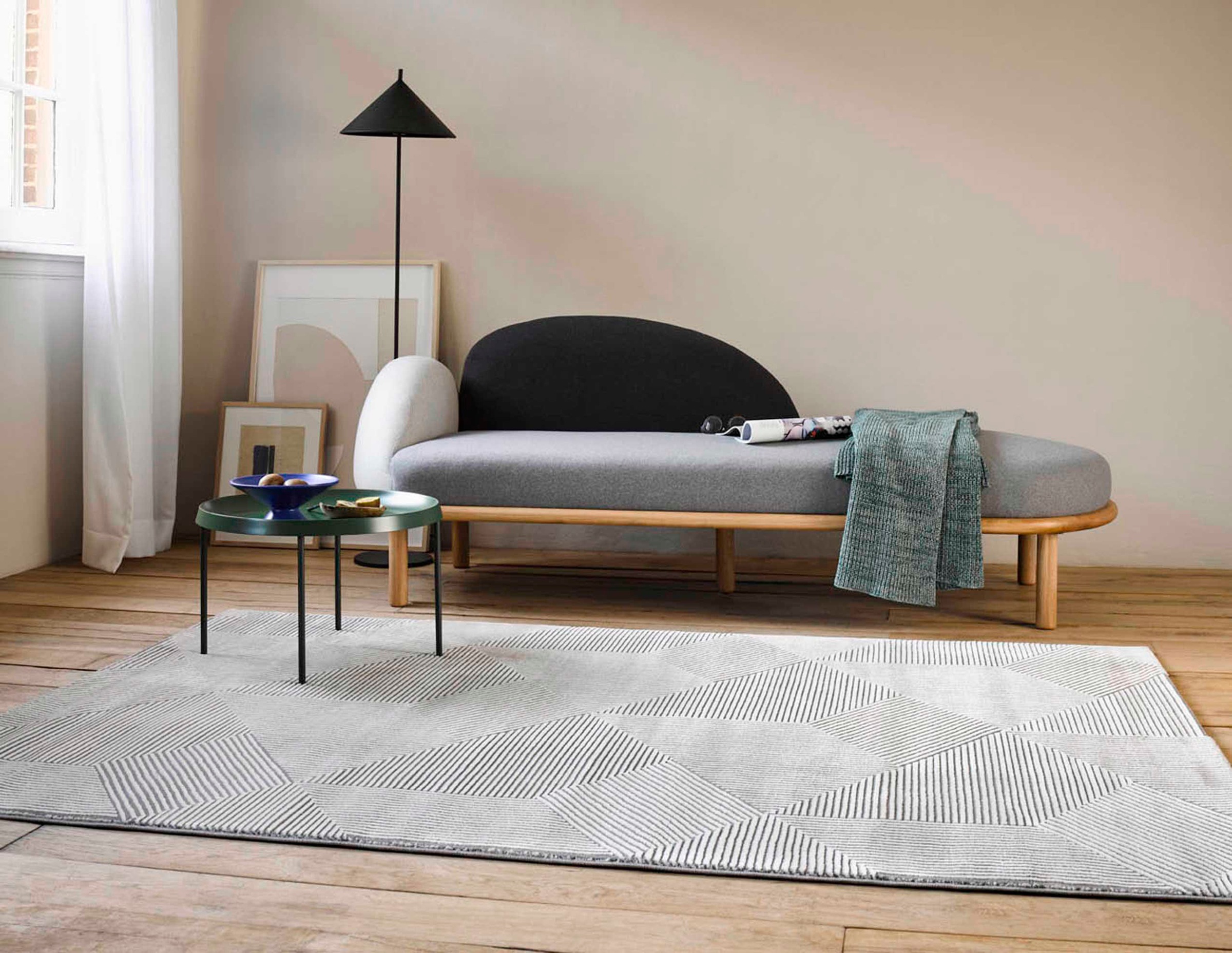 Esprit Teppich »Velvet Groove ESP-8780«, rechteckig, 12 mm Höhe, Kurzflor, günstig online kaufen