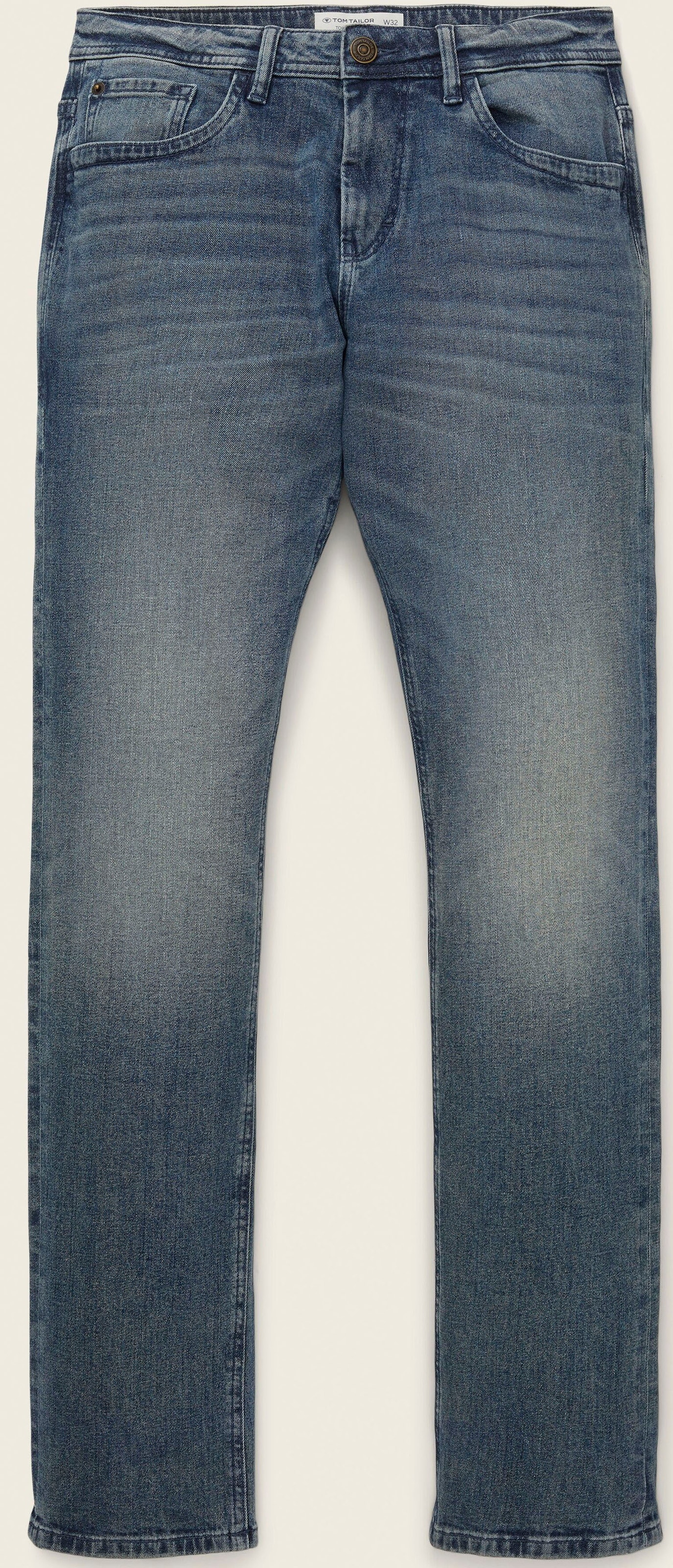 TOM TAILOR Regular-fit-Jeans »JOSH«, im authentischen Used-Look