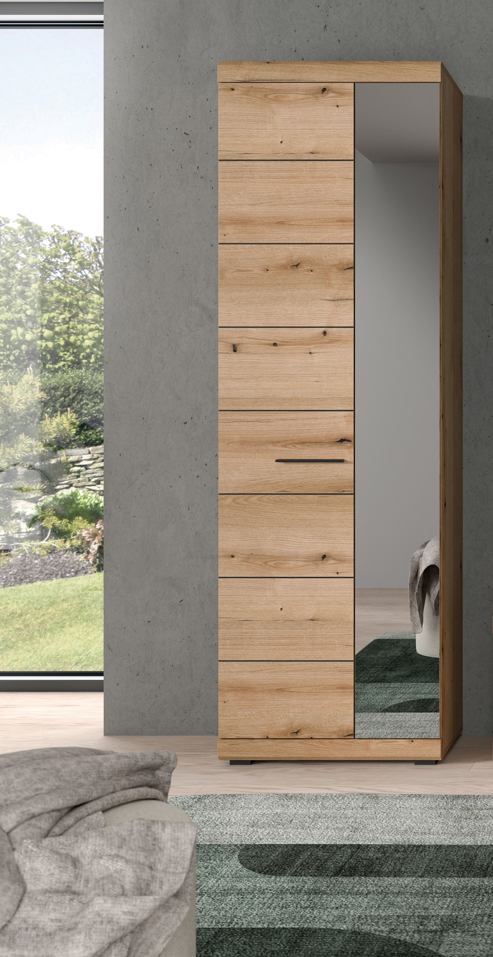 INOSIGN Garderobenschrank »SIENA, Höhe 197cm, 2 Türen, 4 Einlegeböden, ausz günstig online kaufen