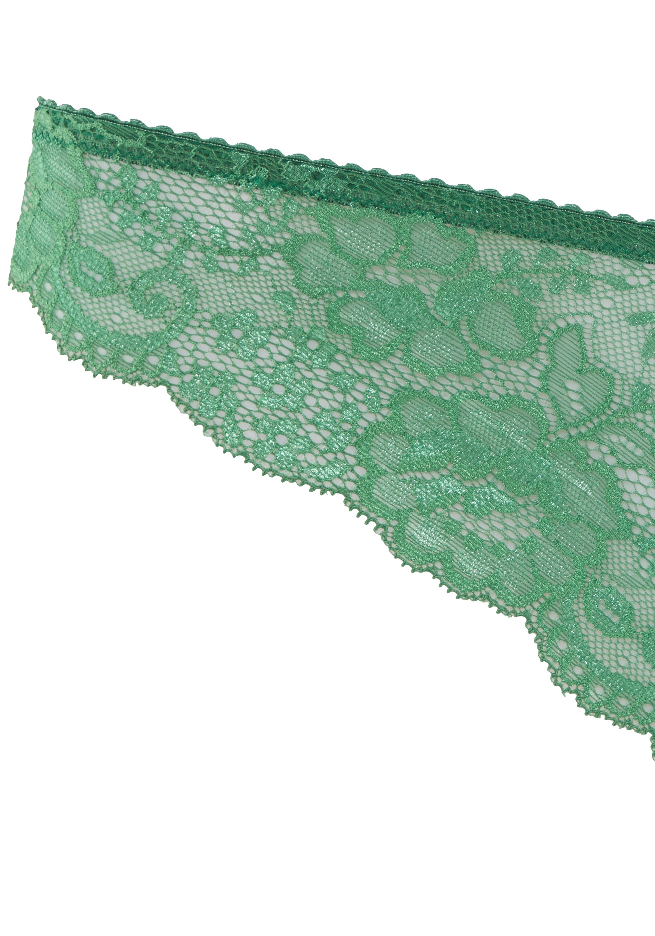 LASCANA String, aus schöner Vollspitze und Schleife