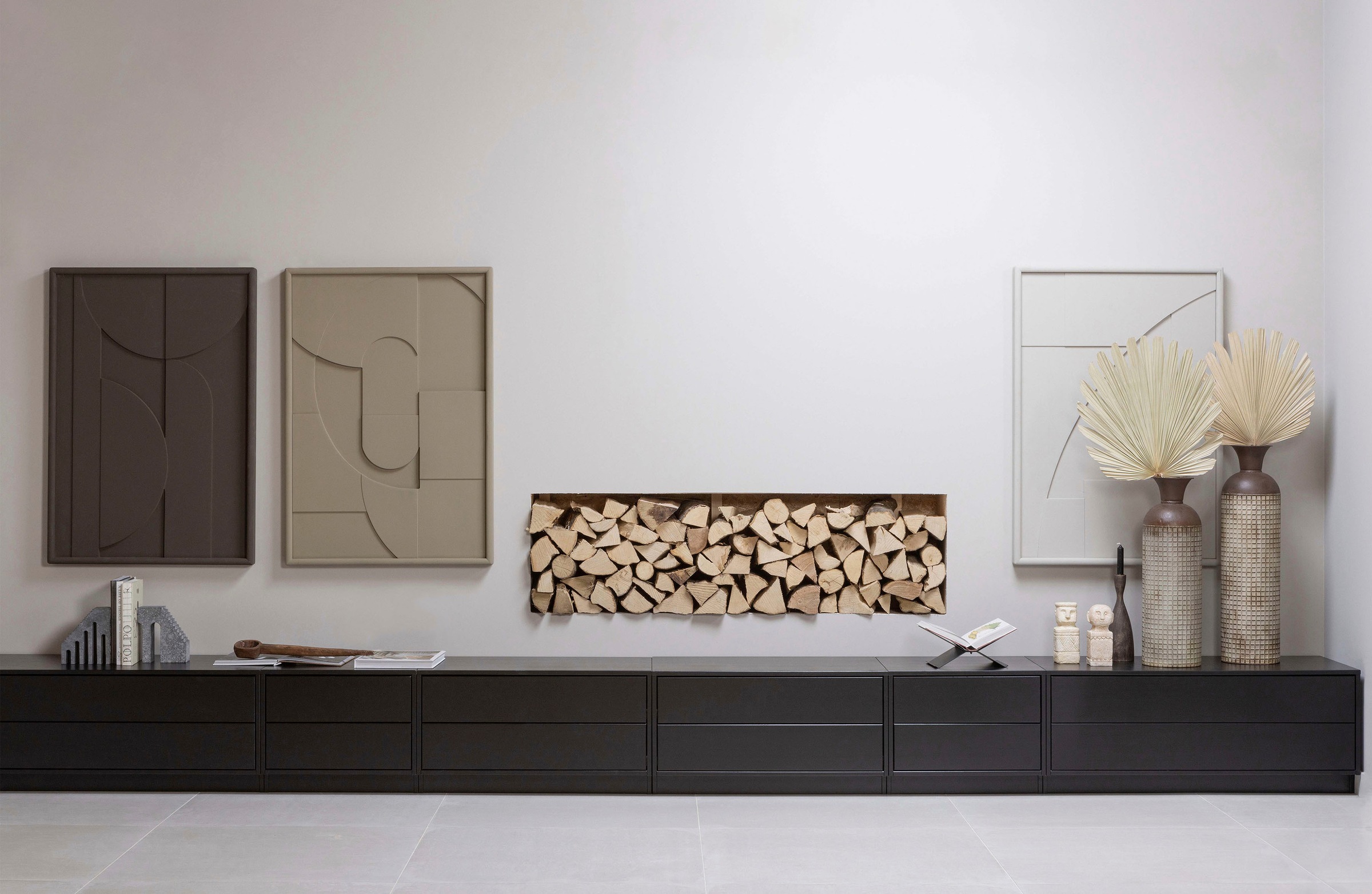 WOOOD Lowboard »Finca, TV-Kommode, Breite 50 cm oder 100 cm« mit 2 Schubkäs günstig online kaufen