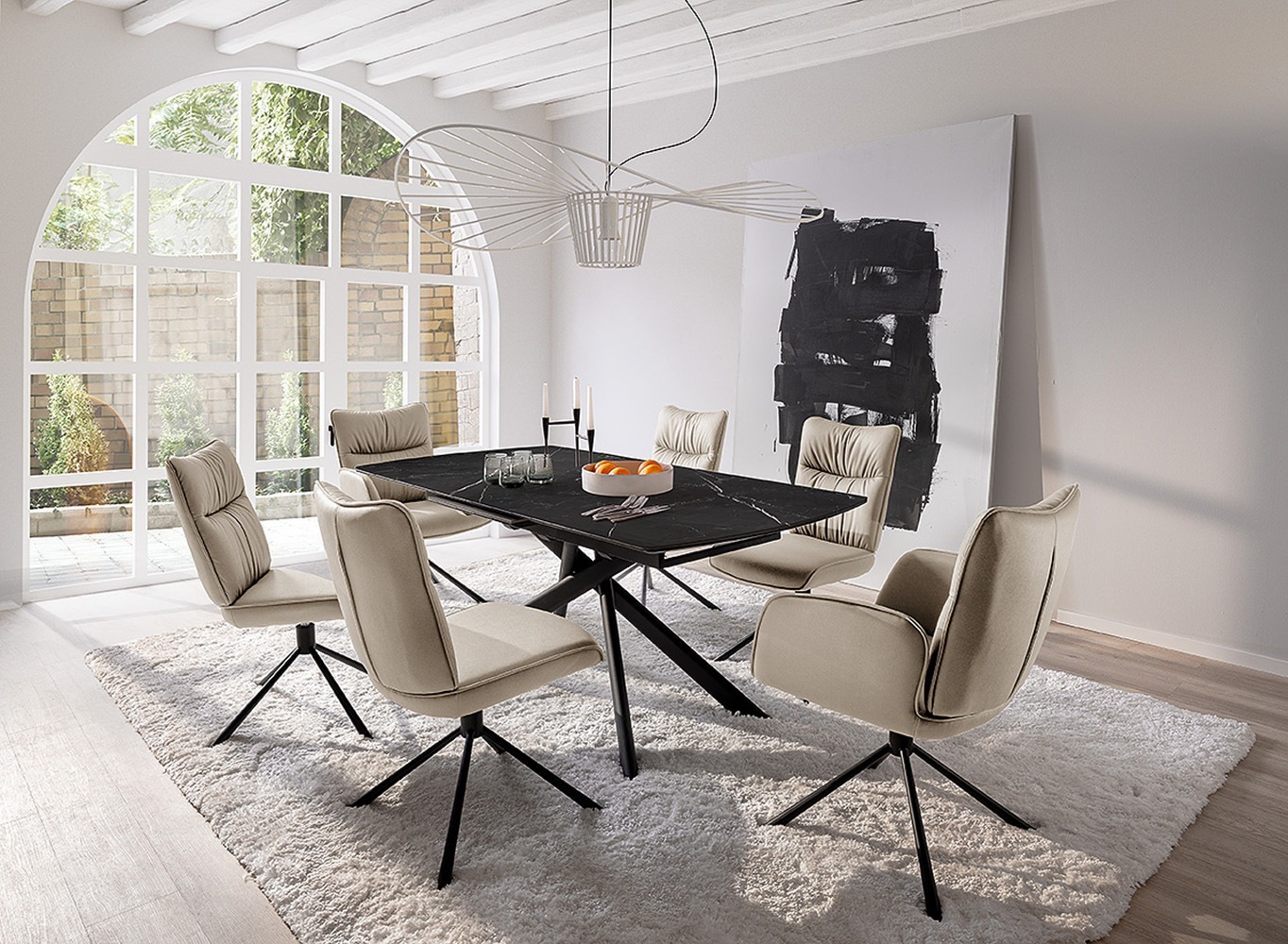 MCA furniture 4-Fußstuhl »MARIN Esszimmerstuhl (2er Set) - Stuhl« (Set) 2 S günstig online kaufen