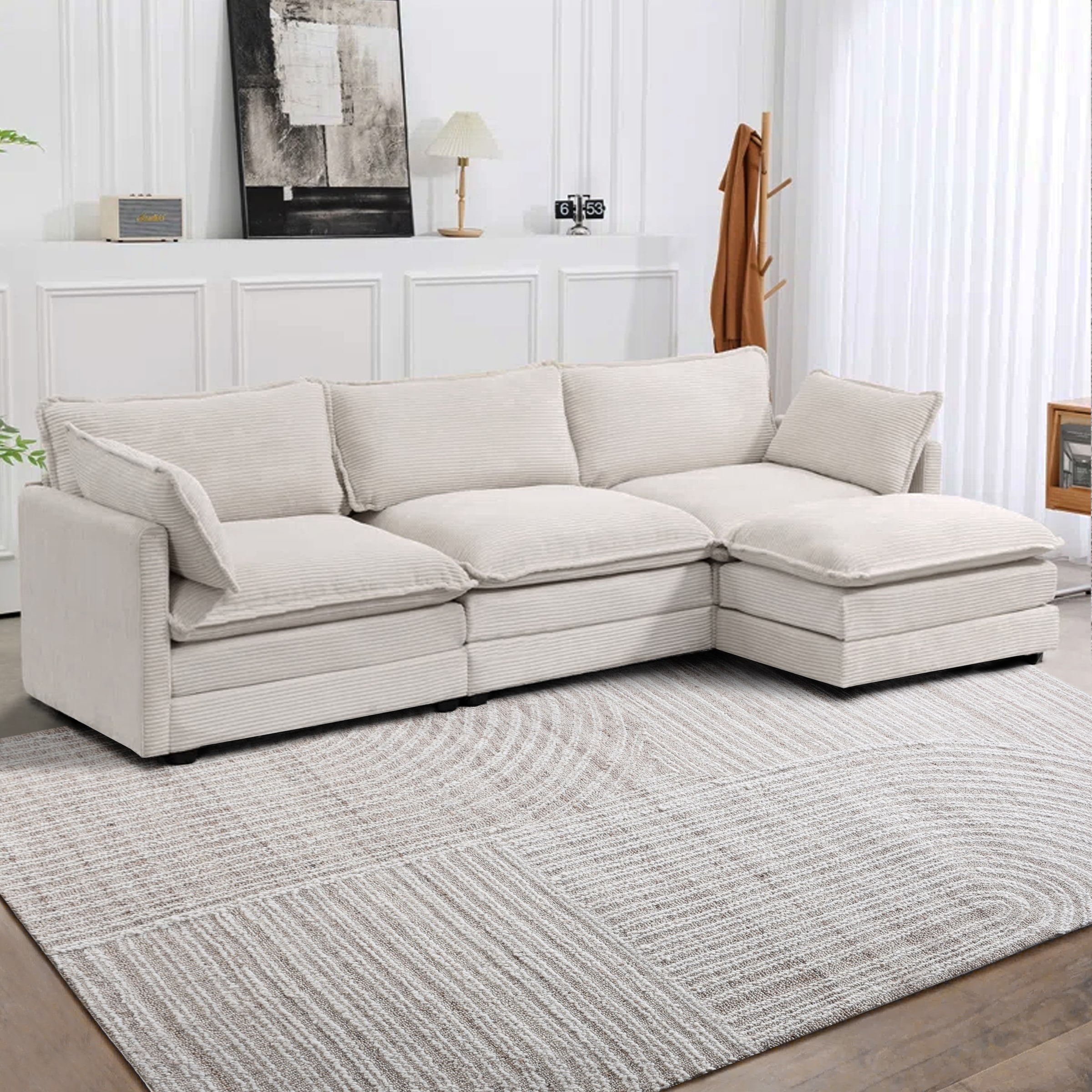 my home Wollteppich »Brevik«, rechteckig, 11 mm Höhe, handgearbeitete Teppiche, Wohnzimmer, Schlafzimmer, Esszimmer