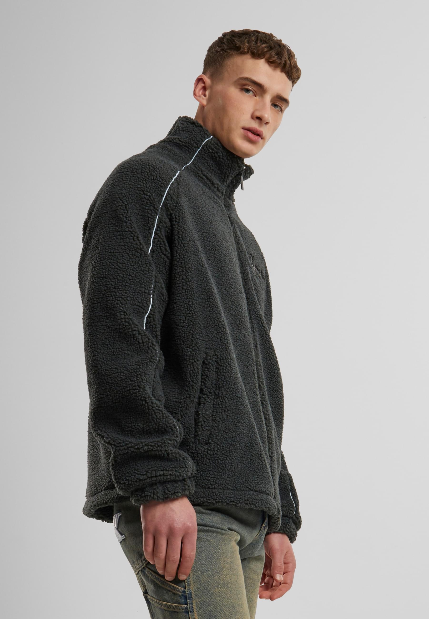 Karl Kani Allwetterjacke »Karl Kani Karl Kani Metal Signature Teddy Jacket« 1 Stk. tlg. mit Kapuze