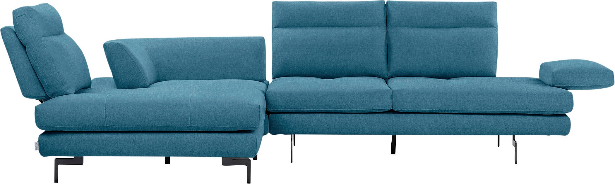 CALIA ITALIA Ecksofa »Toby Wing, Komfortsofa mit Sitzkomfort der Extraklass günstig online kaufen