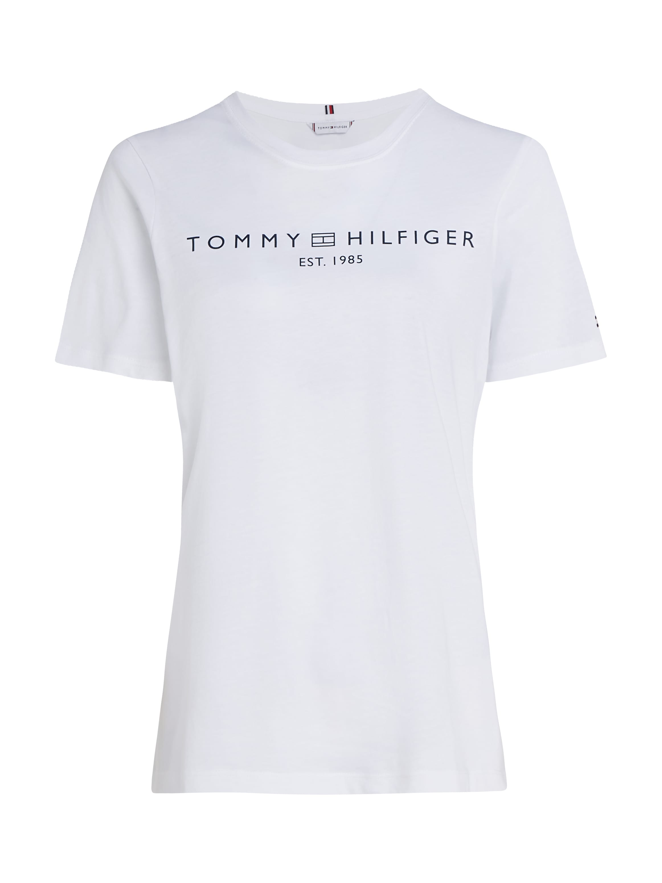 Tommy Hilfiger T-Shirt »REG CORP LOGO C-NK SS«, mit Logoschriftzug