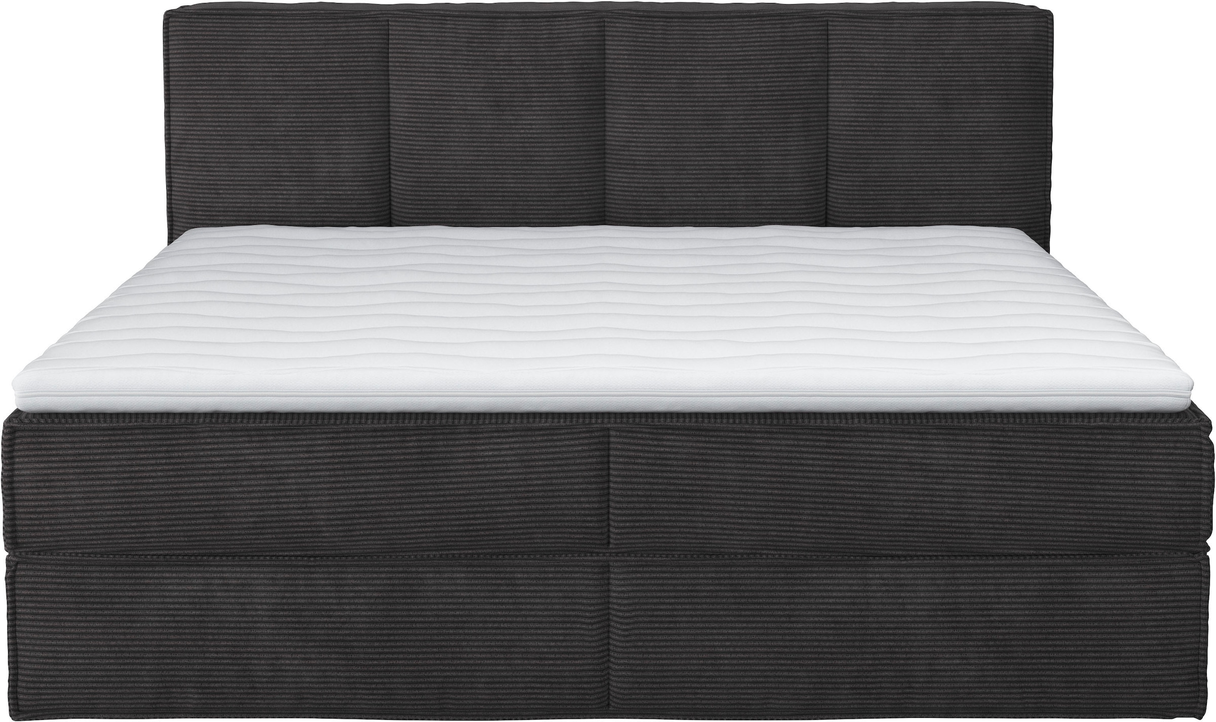 Home affaire Boxspringbett »Milano«, Boxbett inkl. Topper, 2 Matratzen, Härtegrade H2, H3 und H4 wählbar