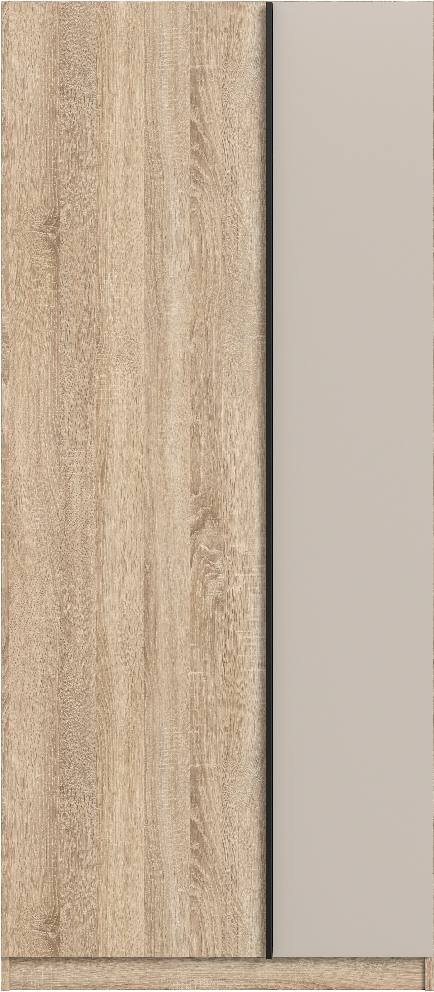 Home affaire Kleiderschrank »BENDINGO, TOPSELLER!, Schlafzimmerschrank, Schrank, Garderobenschrank«, (OTTO BESTSELLER, Garderobe & Schlafzimmer), Breite 80cm, Eiche NB, 2-türig, inkl 1 Kleiderstange und 1 Ablageboden