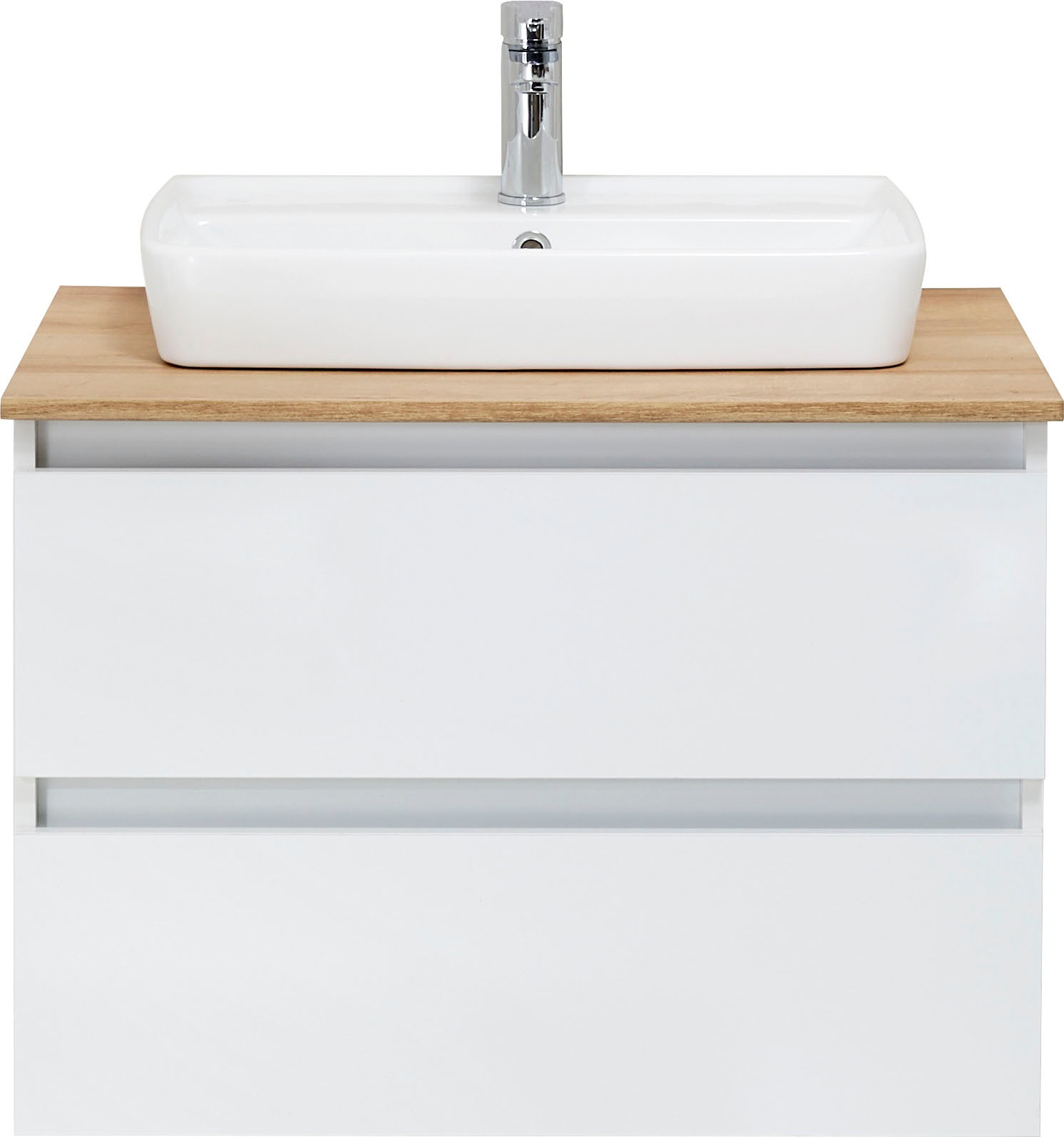 Saphir Waschtisch "Quickset 360 Waschplatz mit Keramik-Aufsatzbecken, wandh günstig online kaufen