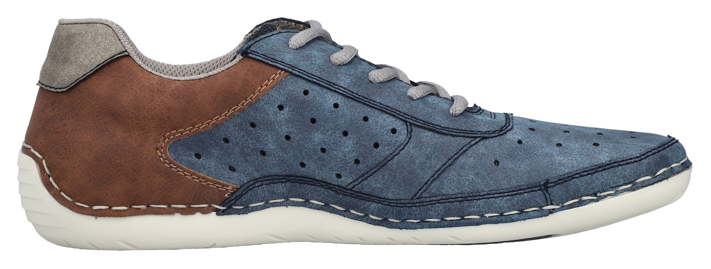 Rieker Sneaker  , Schnürschuh, Halbschuh, Freizeitschuh mit MemoSoft-Innensohle