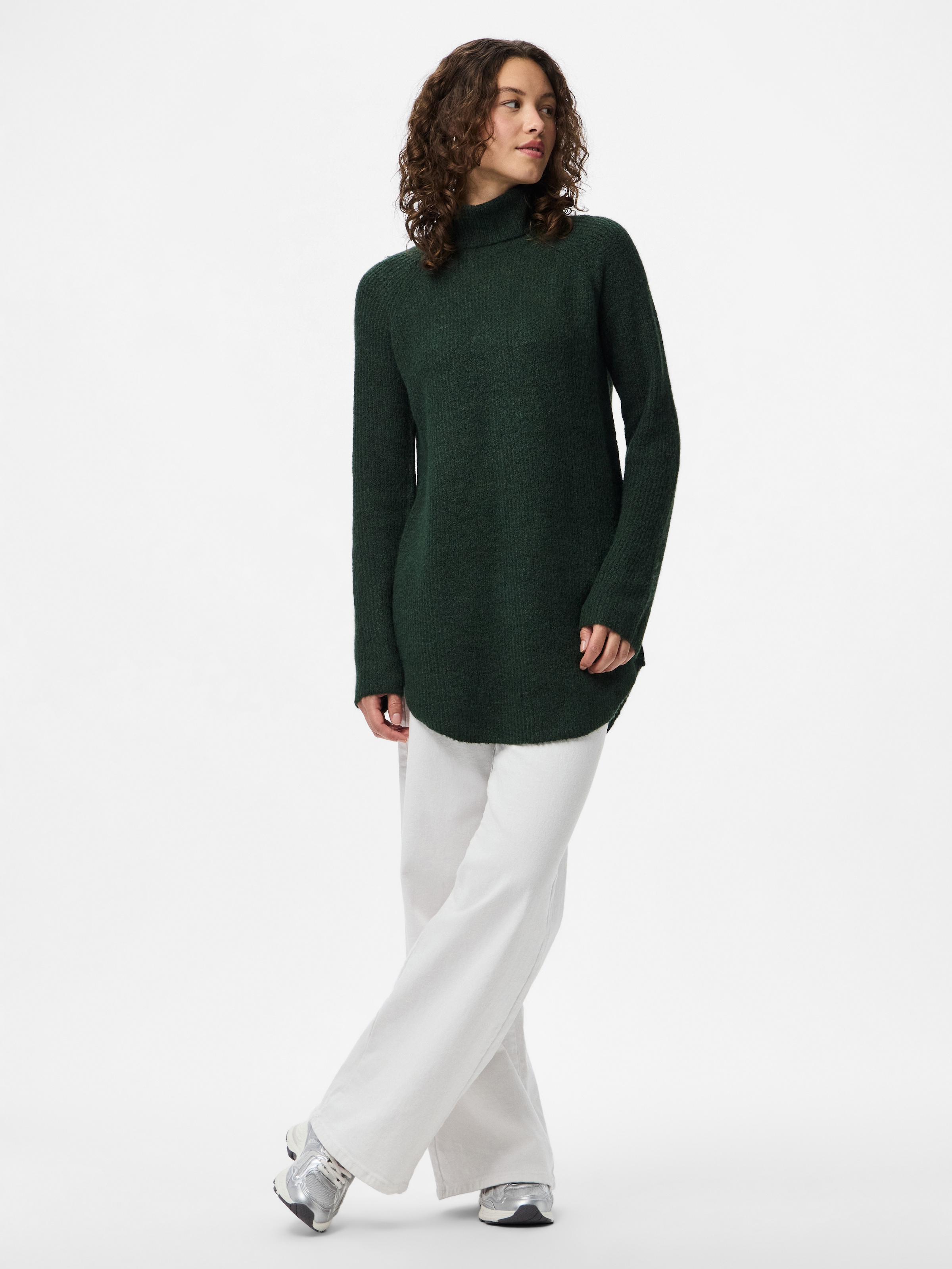 pieces Rollkragenpullover »PCELLEN LS LONG KNIT NOOS BC«