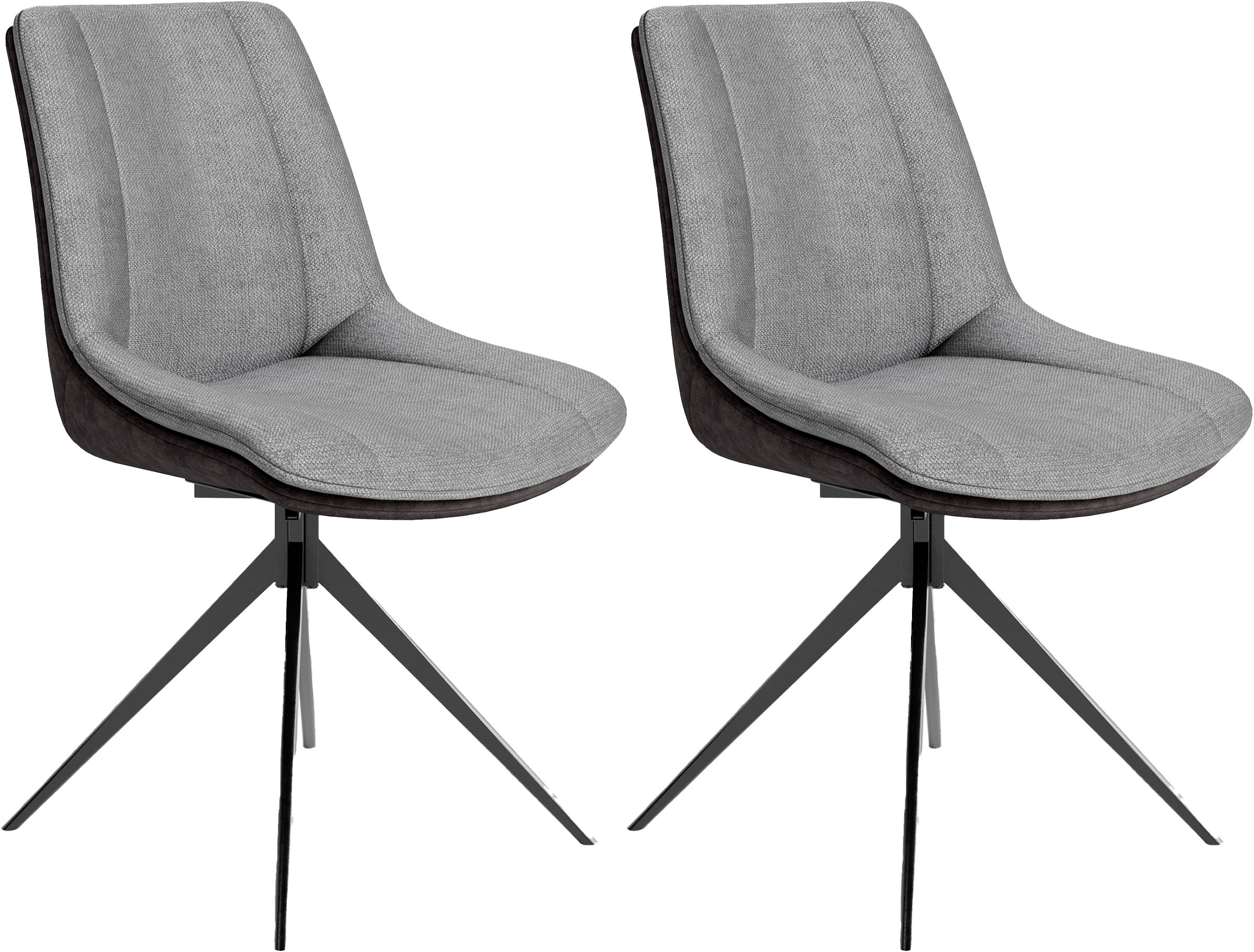 byLIVING Esszimmerstuhl »Phoenix 2er-Set«, (Set), 2 St., Boucle-Microfaser, günstig online kaufen
