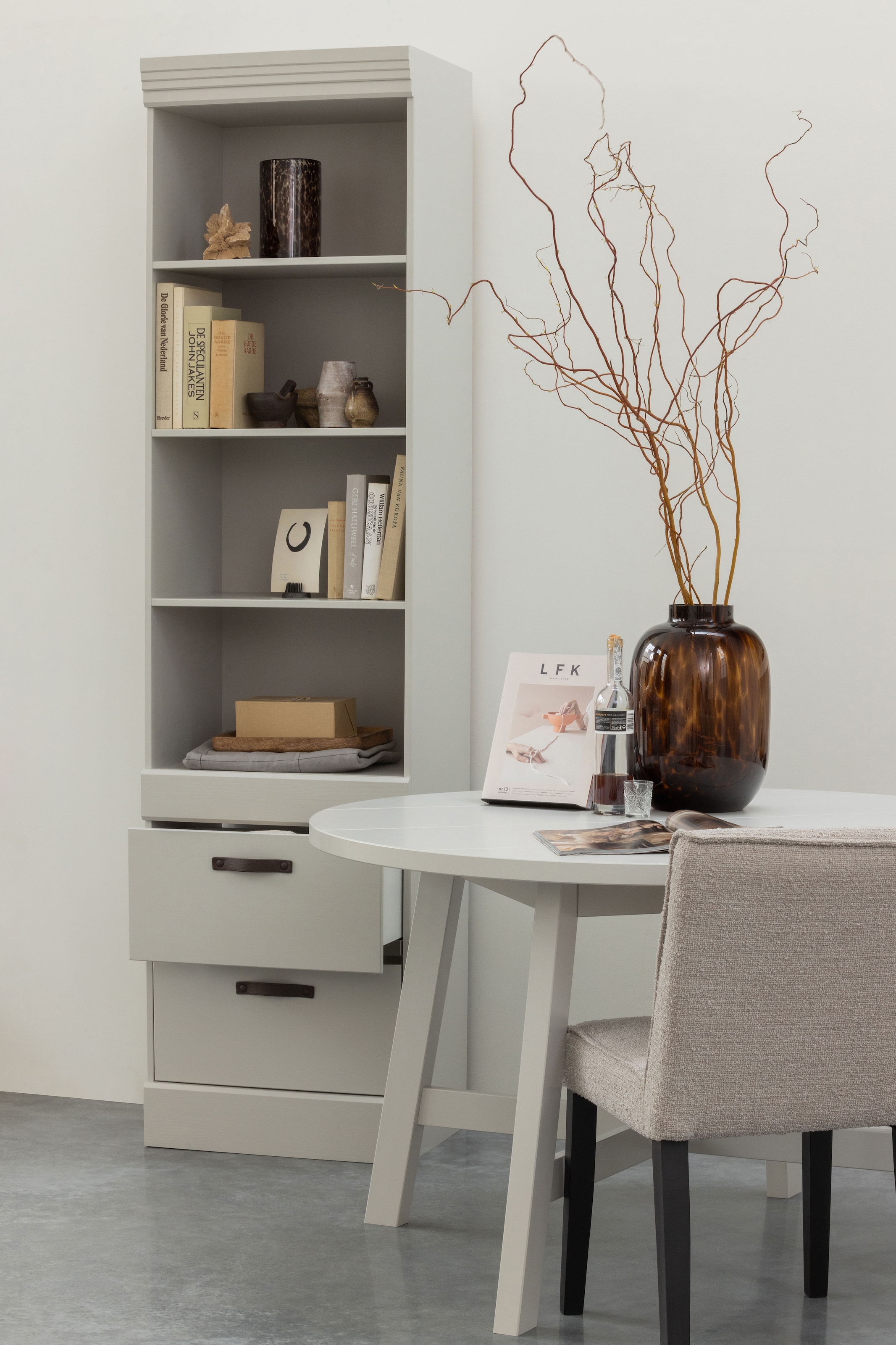 WOOOD Stauraumregal »Bold mit FSC® Massivkiefer mit Schutzlack B 54 x T 43 x H 215 cm« Wasserbasierter Schutzlack, einfach zu montieren, sichtbare Maserung