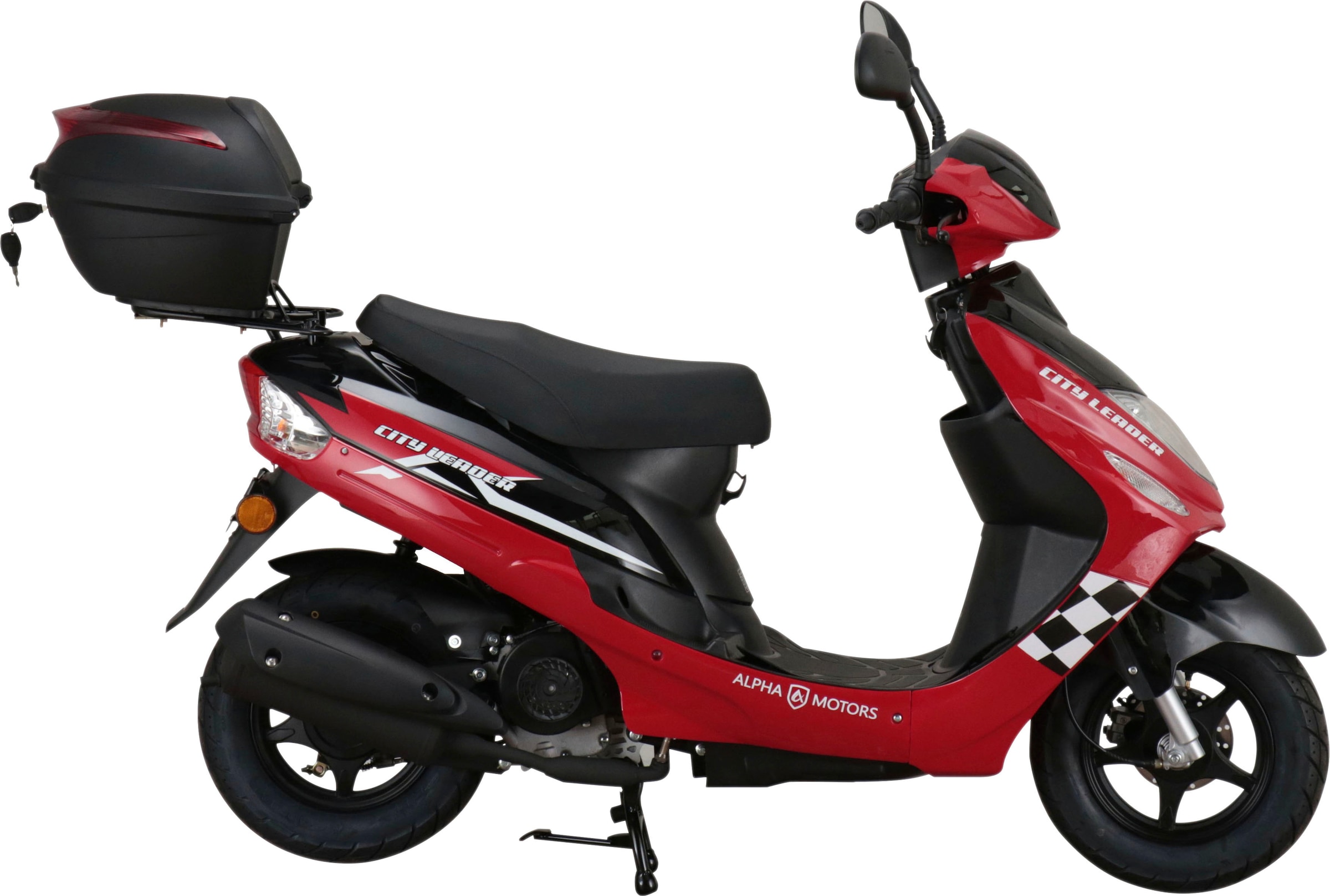 Alpha Motors Motorroller »CityLeader«, 50 cm³, 45 km/h, Euro 5, 2,99 PS, inkl. Topcase