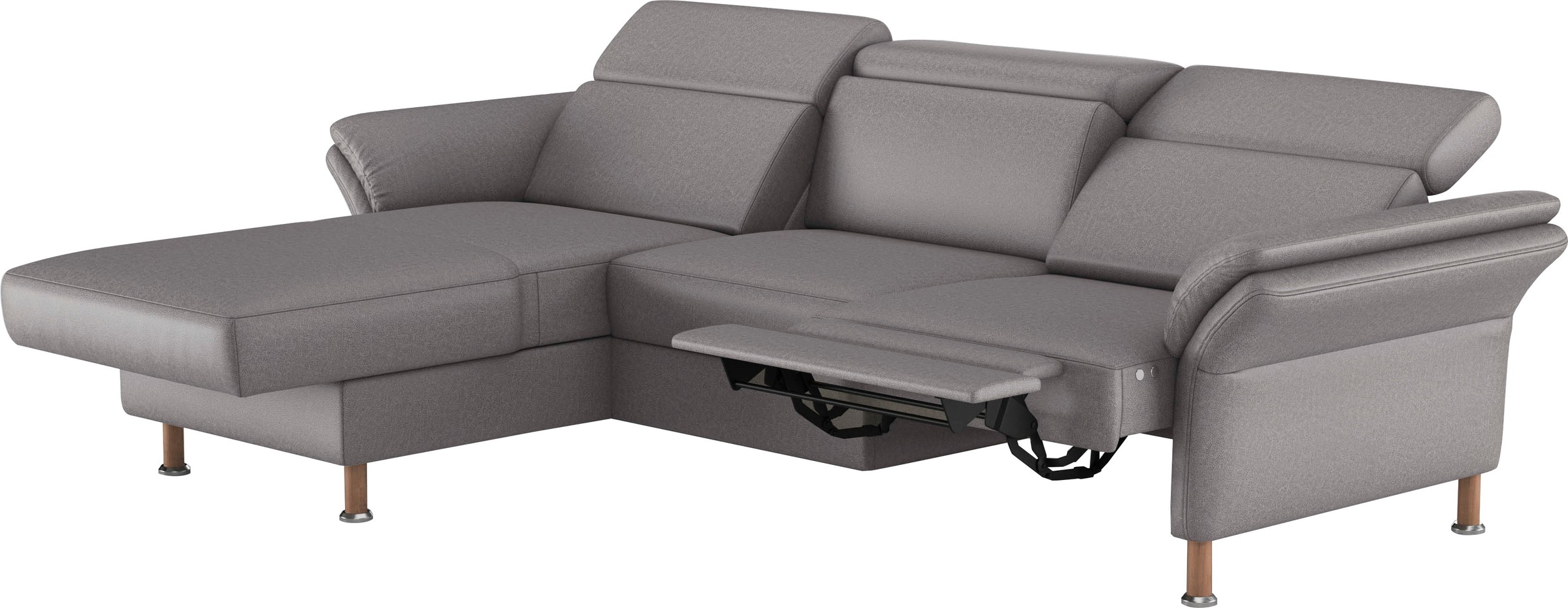 Home affaire Ecksofa »Calypso L-Form«, mit motorischen Funktionen im Sofa und Recamiere