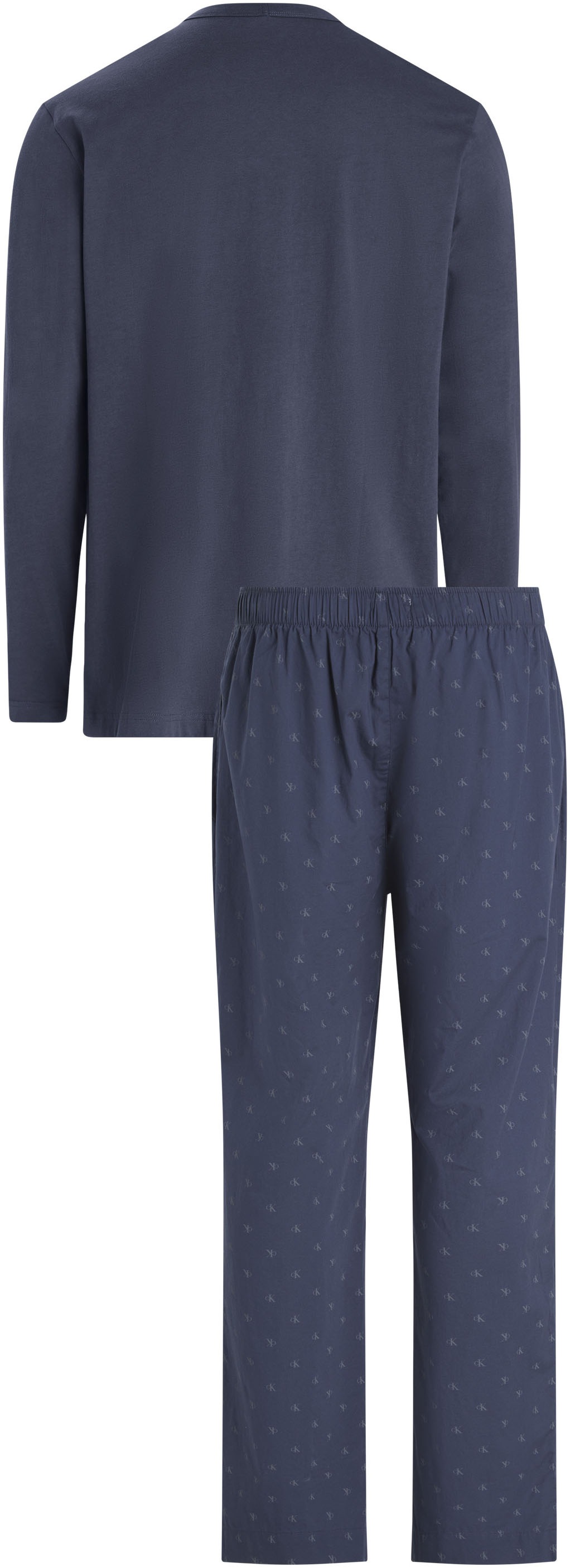 Calvin Klein Underwear Pyjama »L/S PANT SET«, (Set, 2 tlg.), mit Alloverprint Hose
