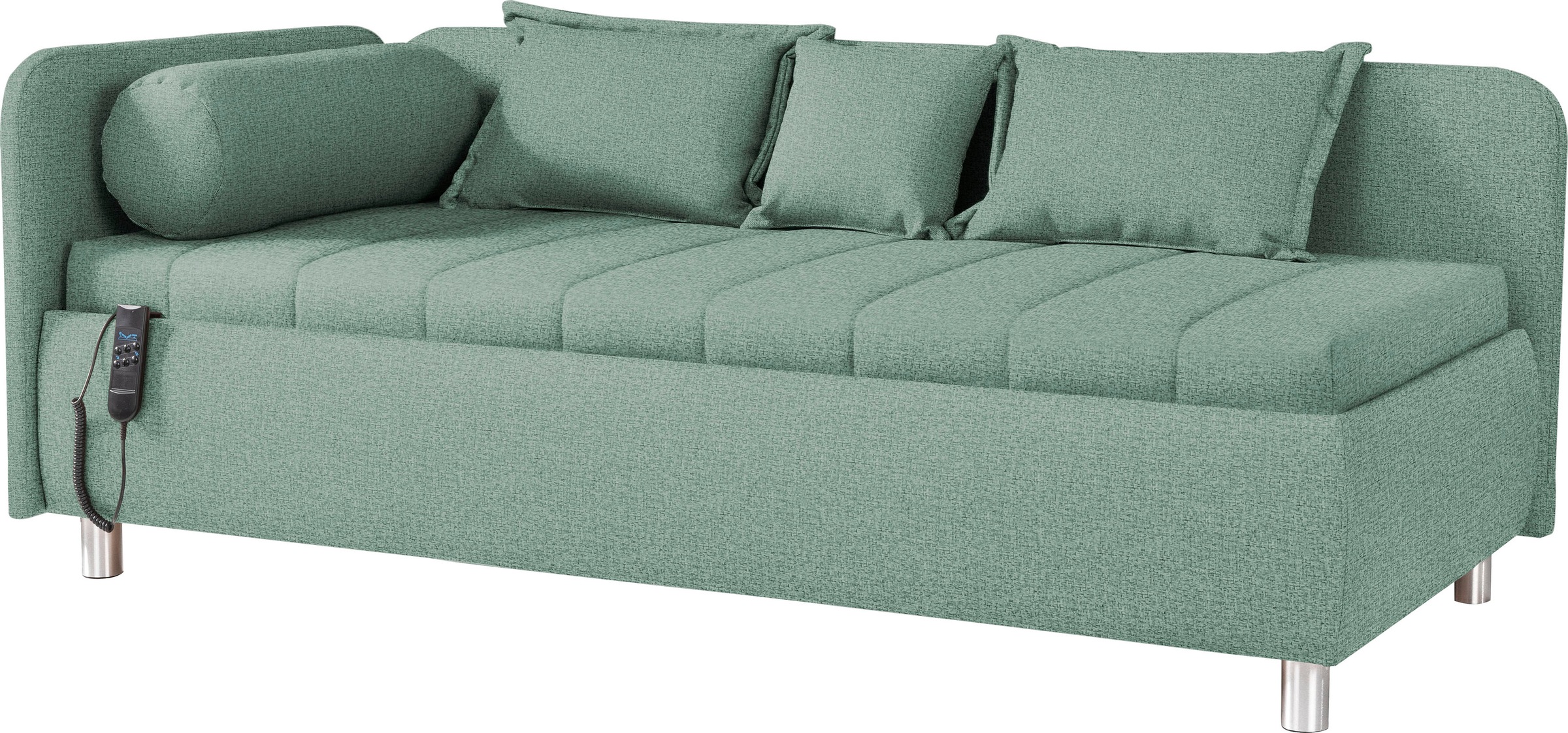 alina Schlafsofa »Kiana«, Liegefläche 90/200 cm oder 100/200 cm, Bettkasten, Zierkissen-Set