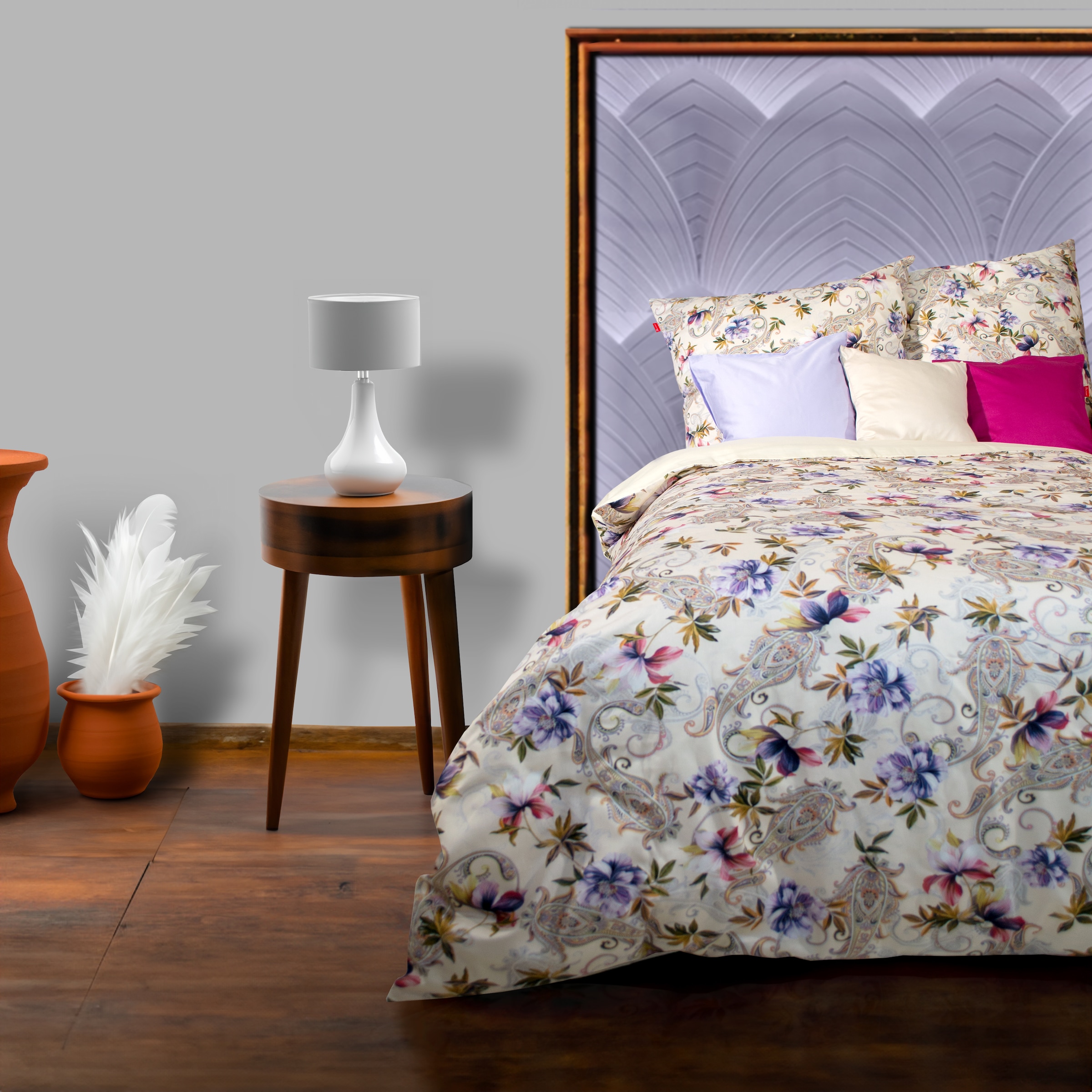fleuresse Wendebettwäsche »Bed Art S« 2 Stk. tlg. Mako Satin 100% Baumwolle günstig online kaufen