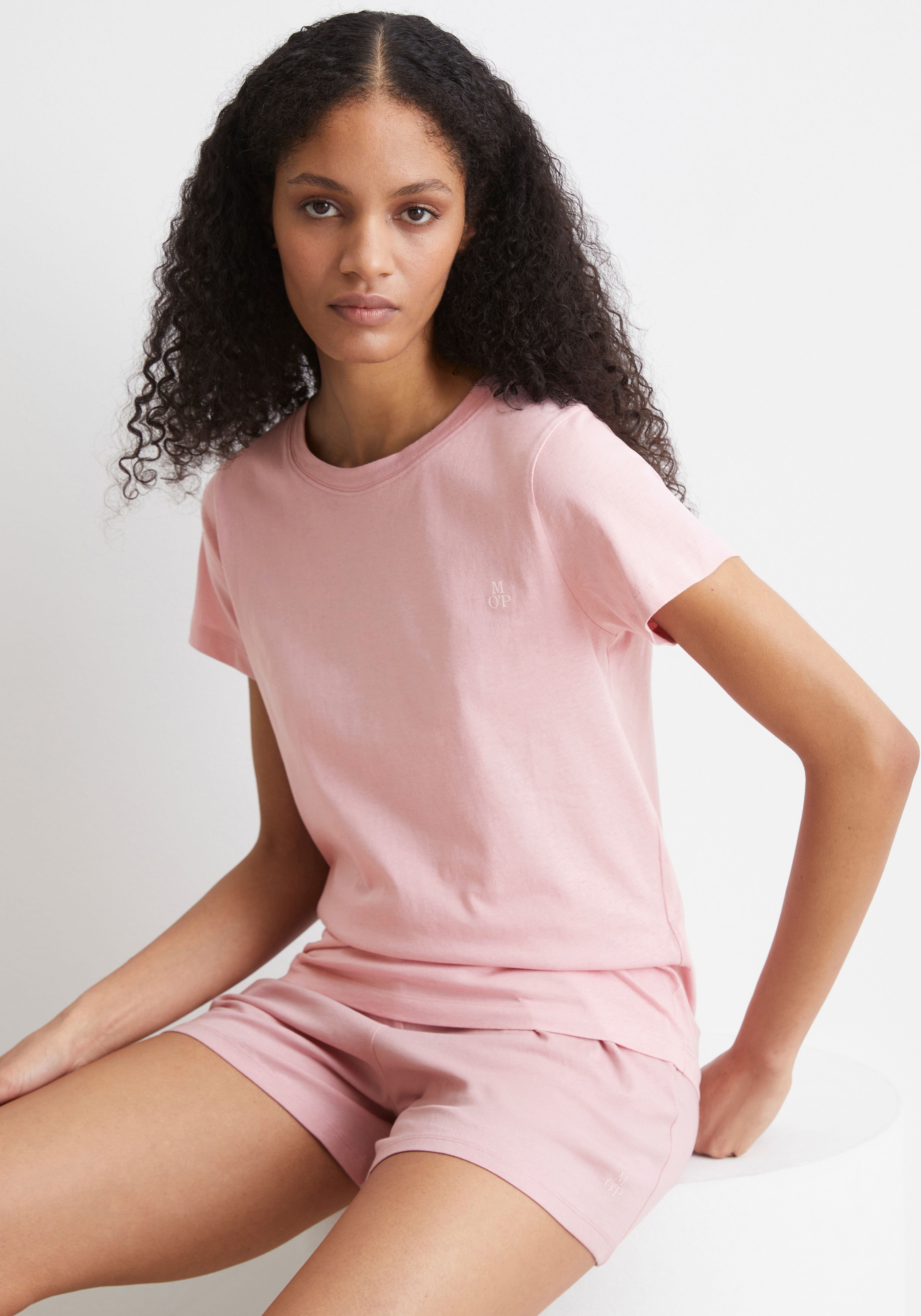 Marc O'Polo T-Shirt »Mix & Match Cotton«, Kurzarm, Rundhalsausschnitt, Baumwolle
