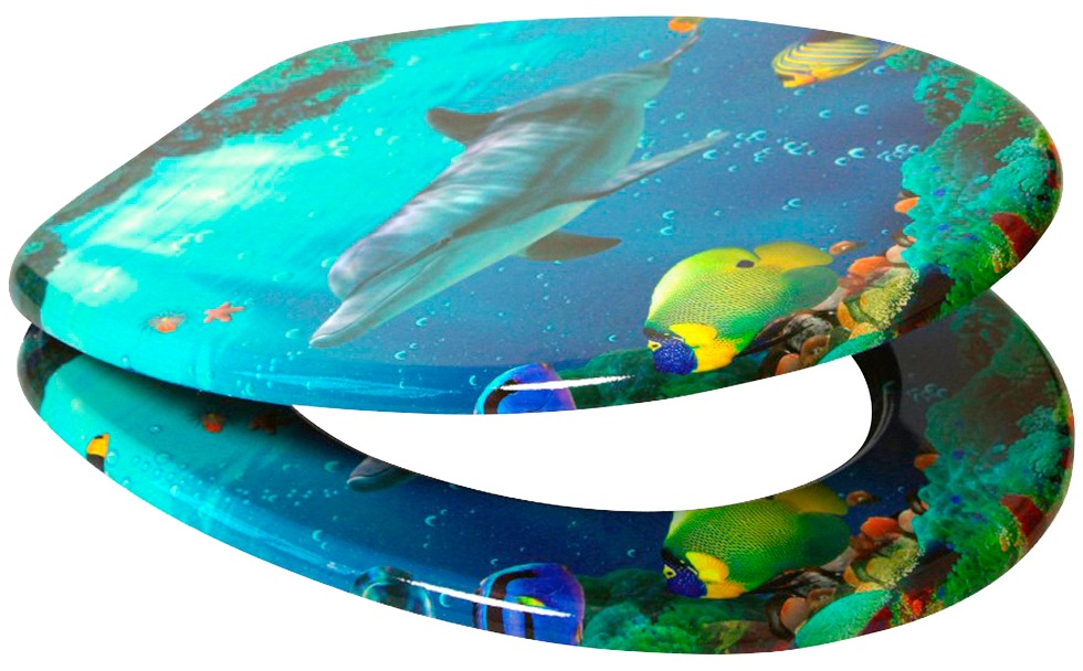 Sanilo WC-Sitz »Delphin Korallen« günstig online kaufen