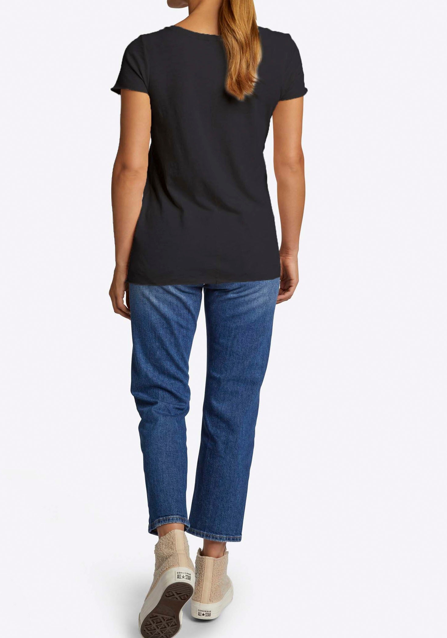 RICHROYAL T-Shirt in femininer Basic-Form