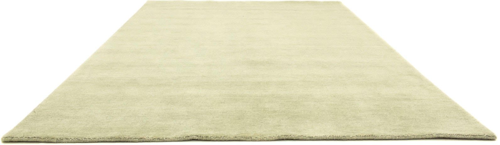 morgenland Wollteppich »Uni - Gabbeh Teppich - Softy«, rechteckig, 1,6 mm Höhe, Gabbeh Optik, Uni Farben, reine Wolle, sehr weicher Flor, Wohnzimmer