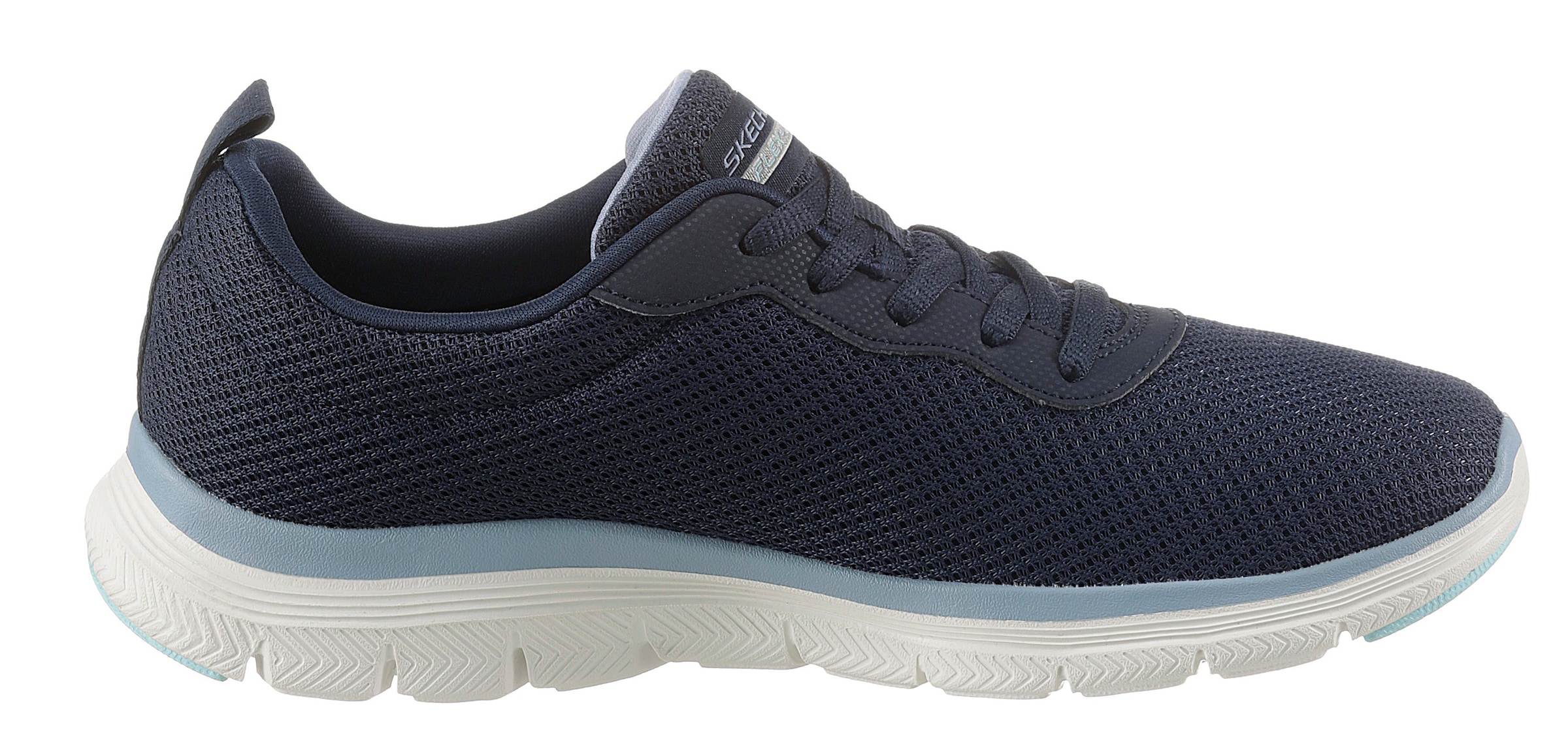 Skechers Sneaker »FLEX APPEAL 4.0 BRILLINAT VIEW«, Freizeitschuh, Halbschuh, Schnürschuh mit Air Cooled Memory Foam