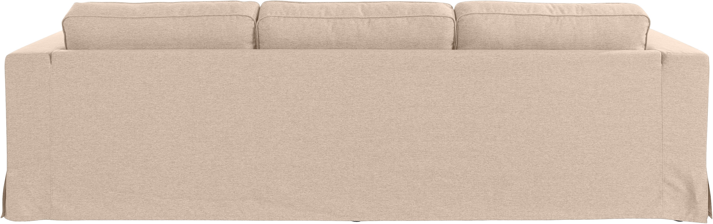Timbers Ecksofa »Vintage L-Form«, 3-Sitzer Polsterecke im Landhausstil, mit abnehmbarer Husse