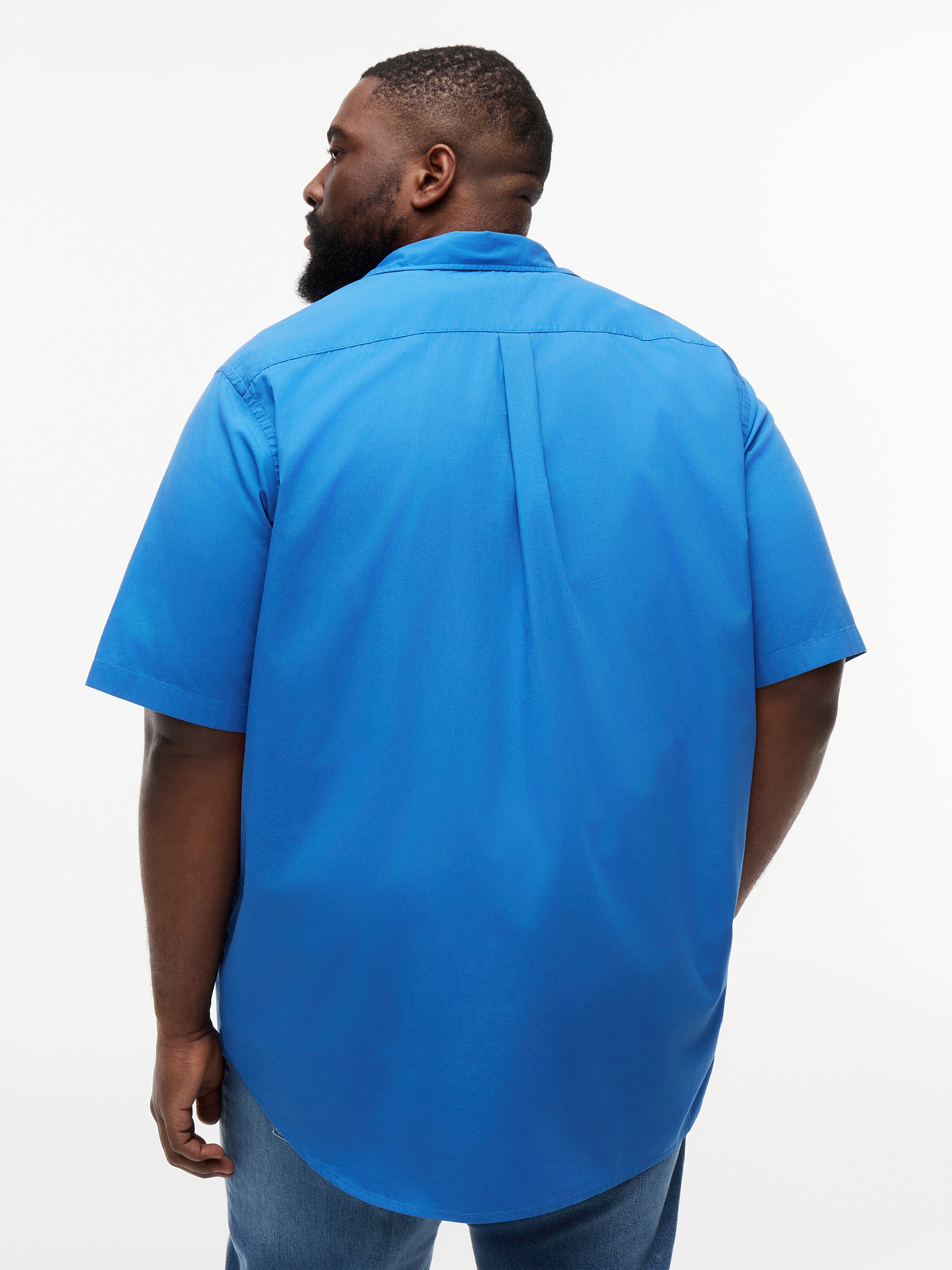 Tommy Hilfiger Big & Tall Kurzarmhemd »BT-FLEX POPLIN SOLID« Große Größen