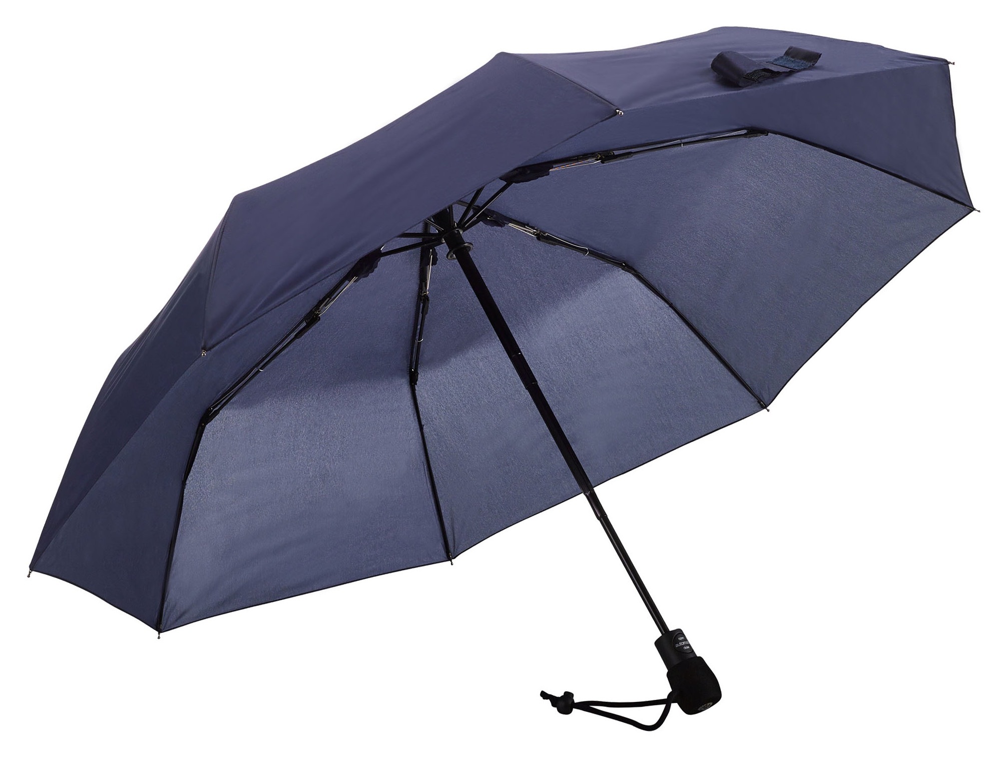 EuroSCHIRM® Taschenregenschirm »light trek automatic«, kompakte Größe, mit Automatik und integriertem Kompass im Griff