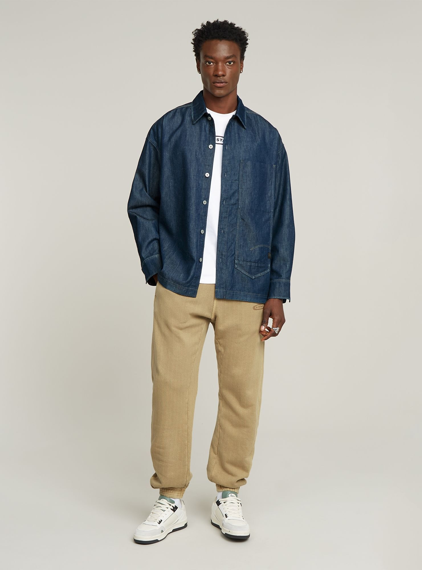 G-STAR Langarmshirt »Long Pocket Boxy Fit Hemd«