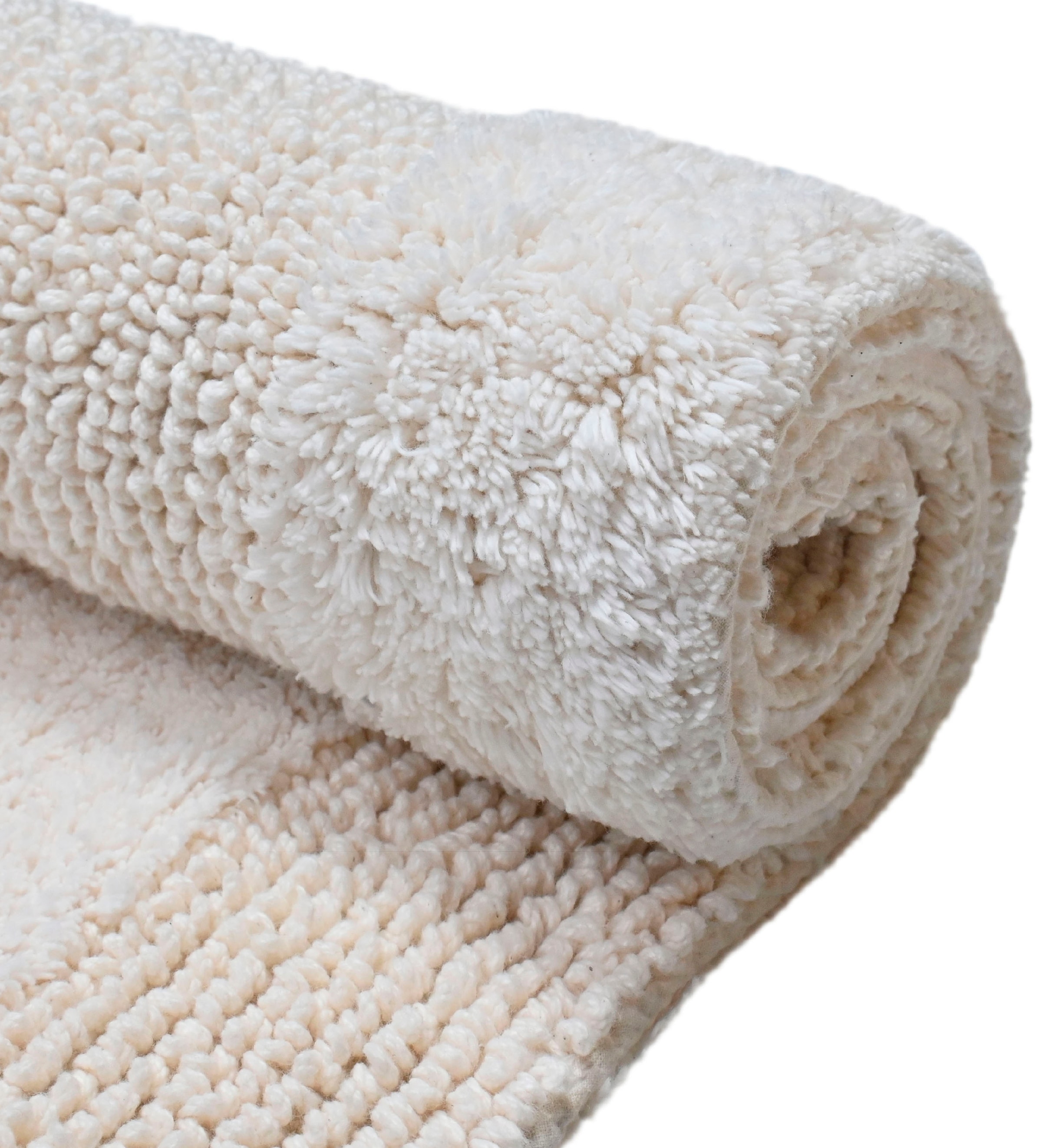 my home Badematte »Kapra, Badvorleger, Badezimmer Teppich«, beidseitig nutzbar-fußbodenheizungsgeeignet-strapazierfähig, mit Bordüre, Badteppich, Badematte