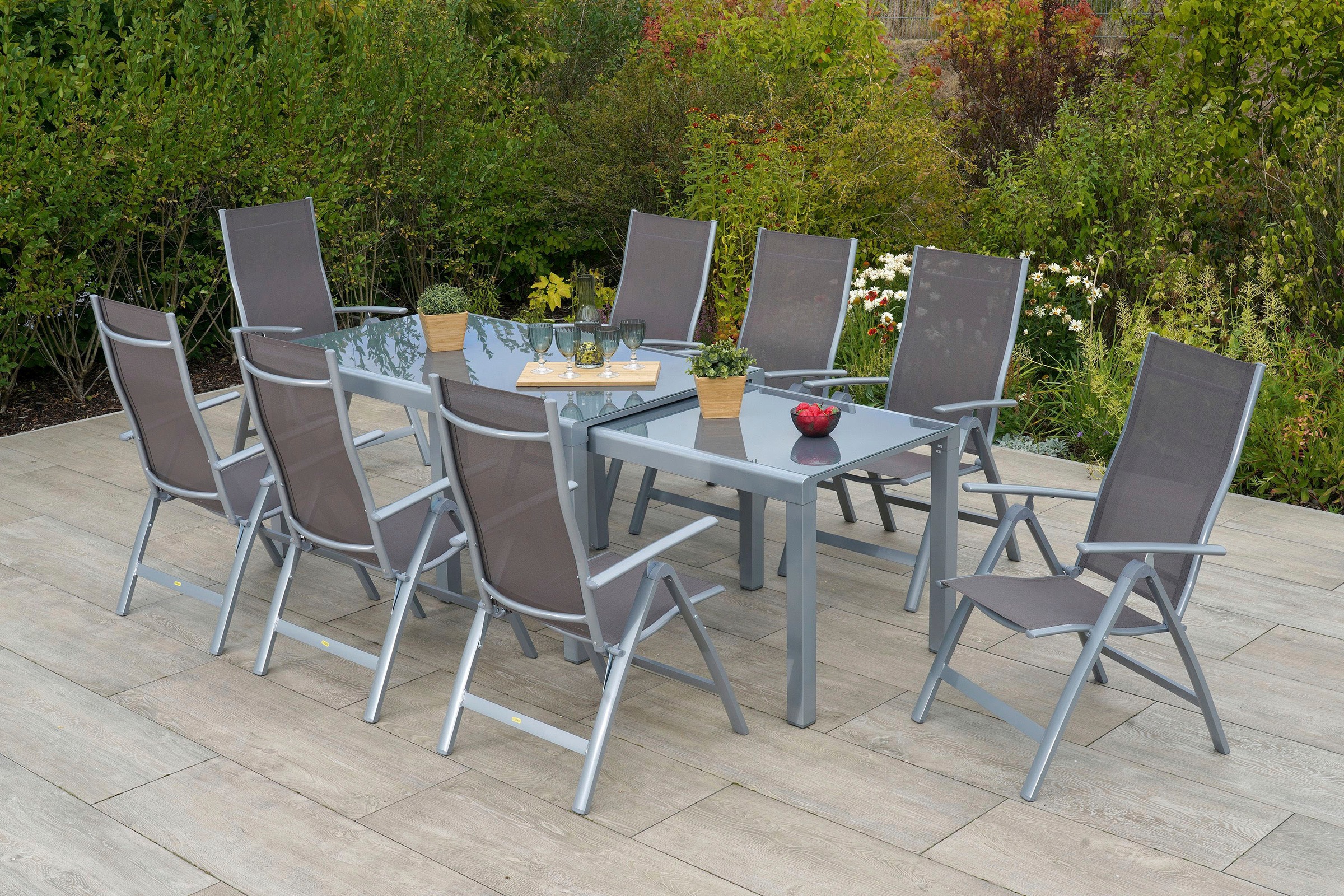 MERXX Garten-Essgruppe »Carrara« 9 Stk. tlg. günstig online kaufen