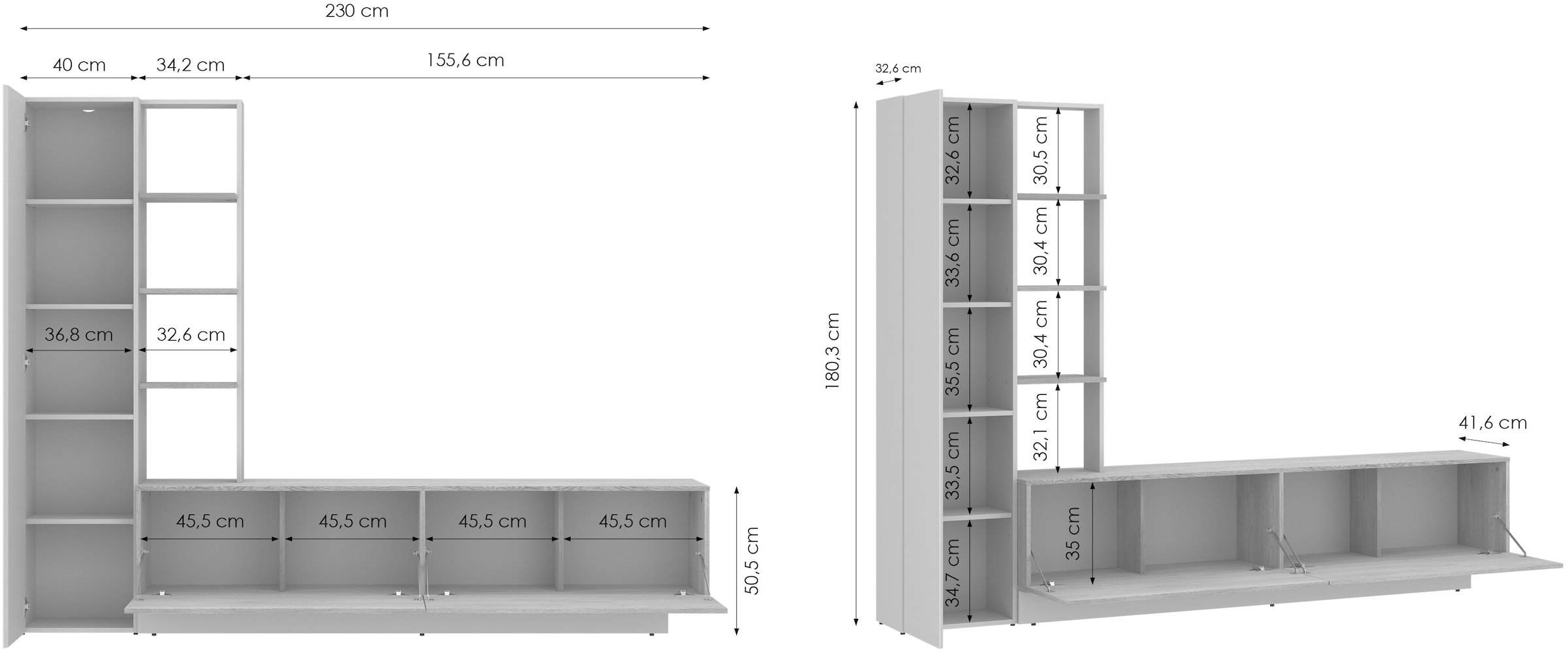OTTO home Wohnwand »Roda«