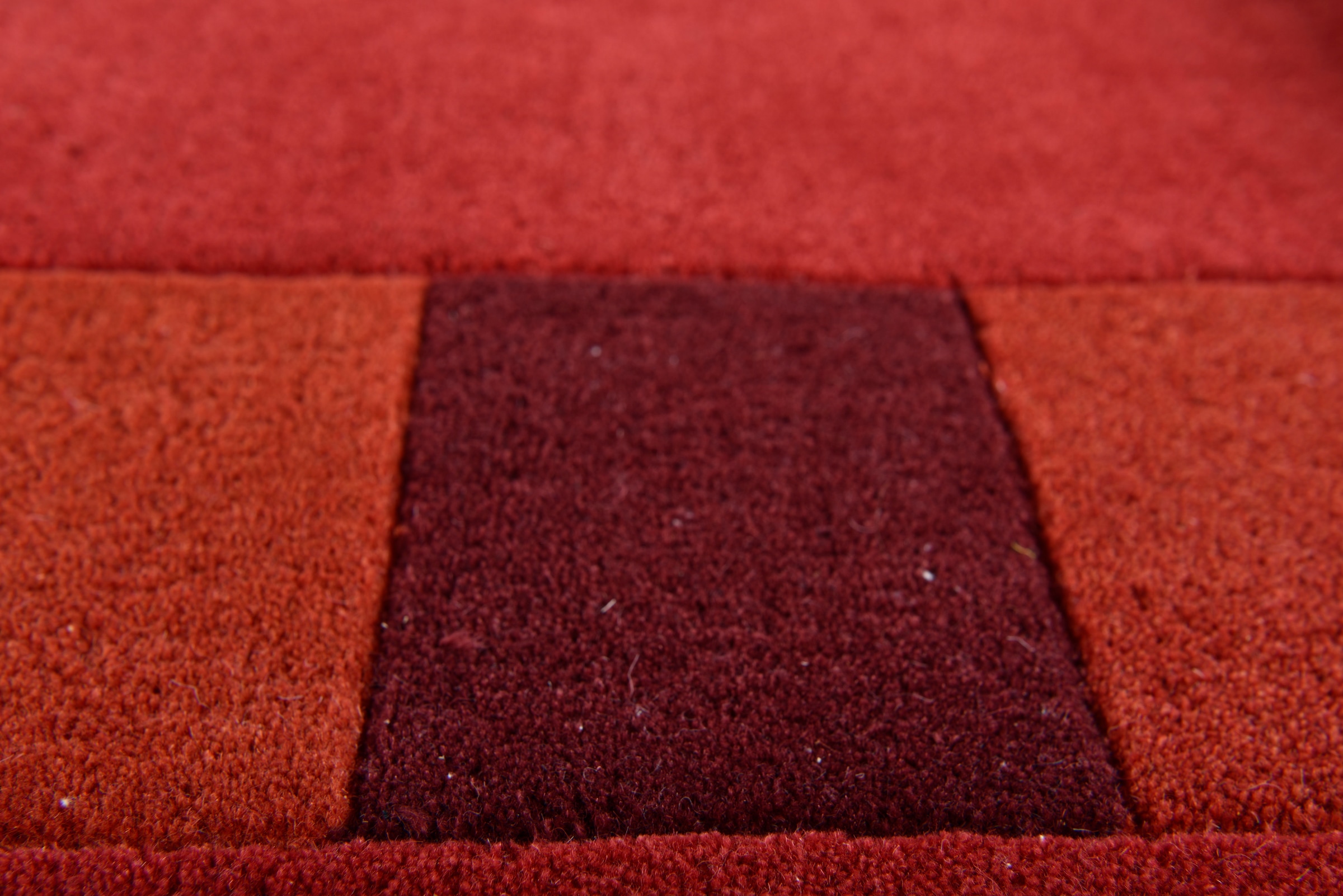 THEKO Wollteppich »Royal Nepali 3085« rechteckig 15 mm Höhe reine Wolle, handgetuftet, Uni-Farben, mit Bordüre, modernes Design