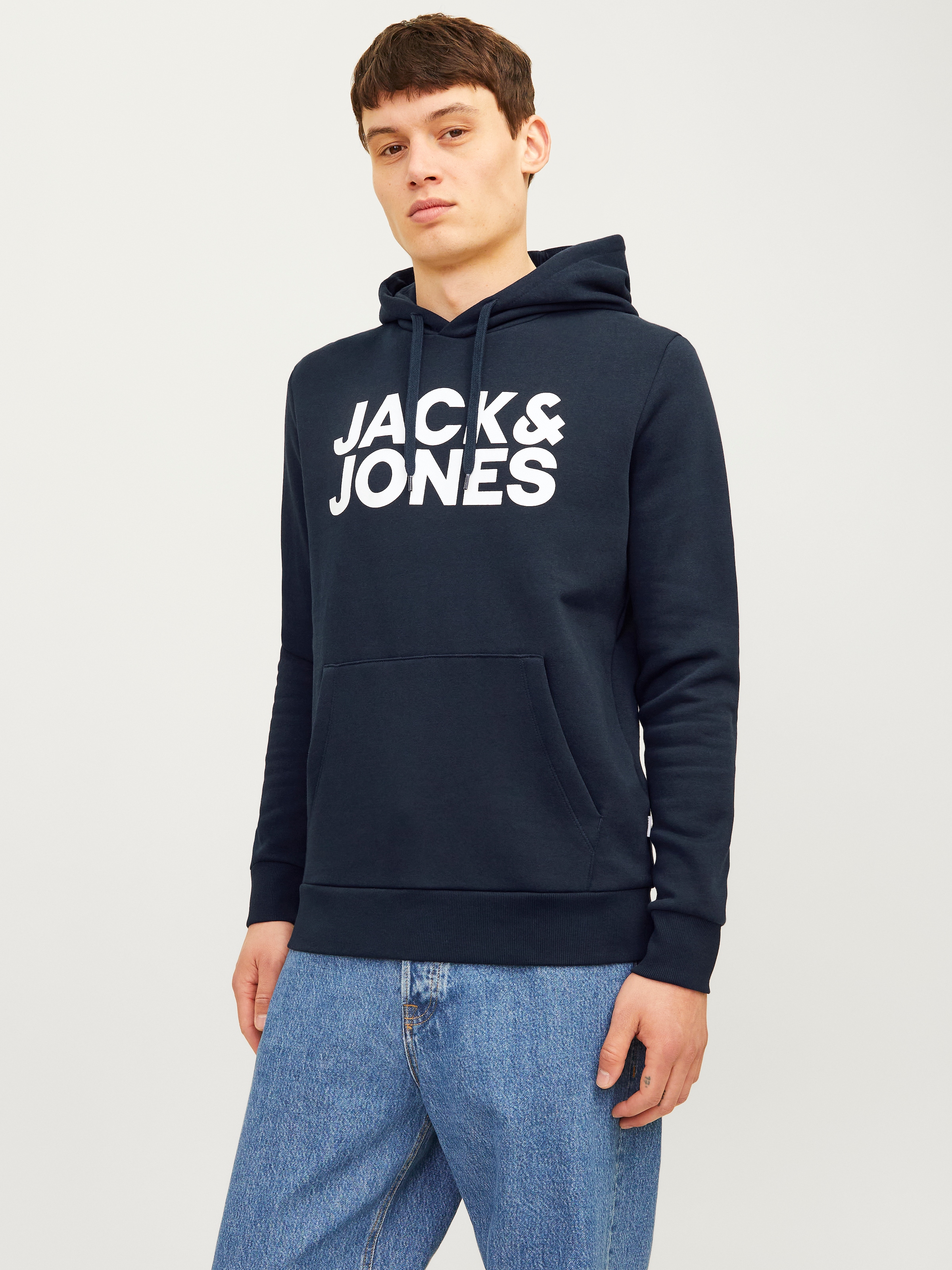 Jack & Jones Kapuzensweatshirt »JJECORP LOGO SWEAT HOOD 2PK MP NOOS«, 2 Stk.
